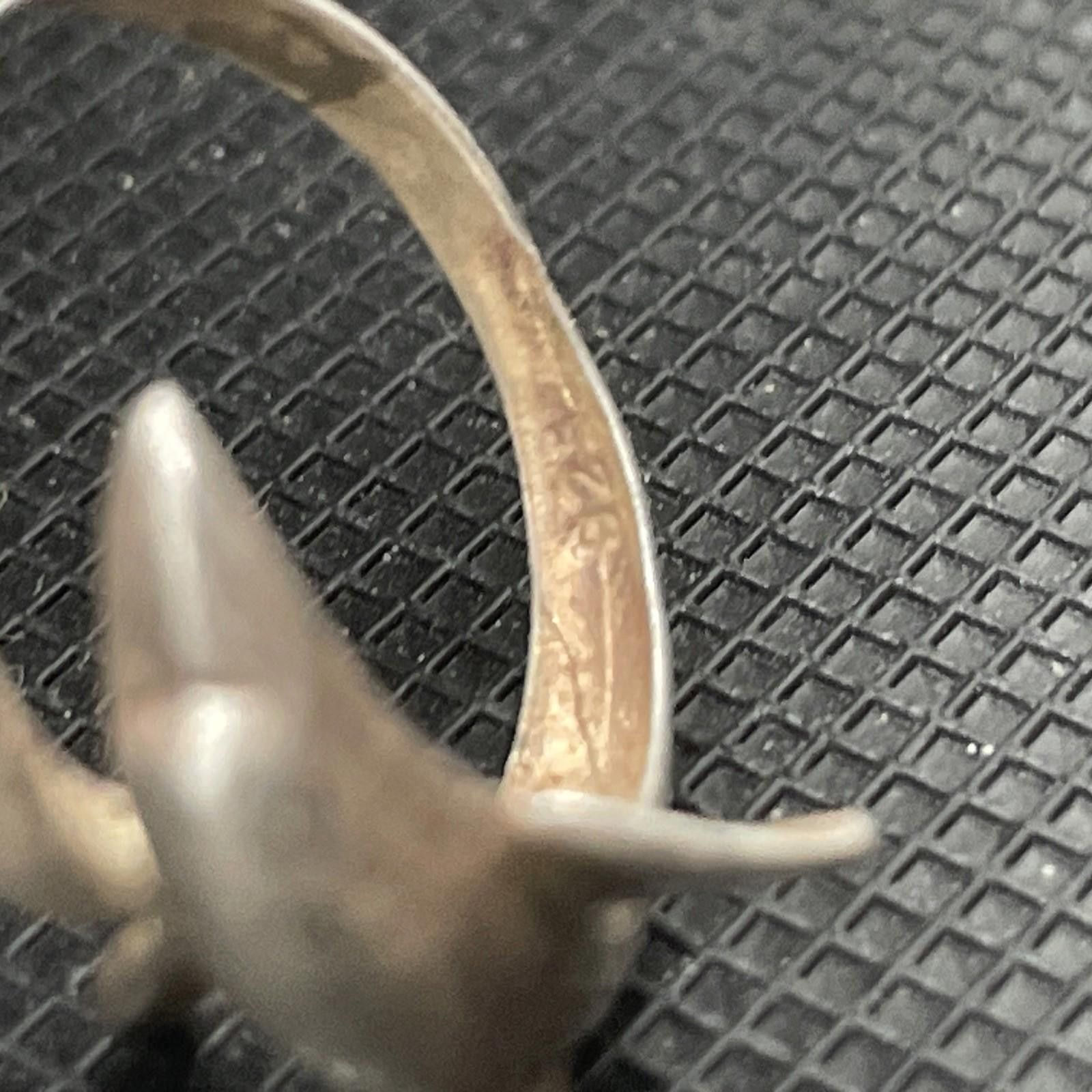 NASCAR Vtg 925 Dolphin Ring STERLING SILVER Size 4.5 2g Size ONE SIZE - 5 Thumbnail