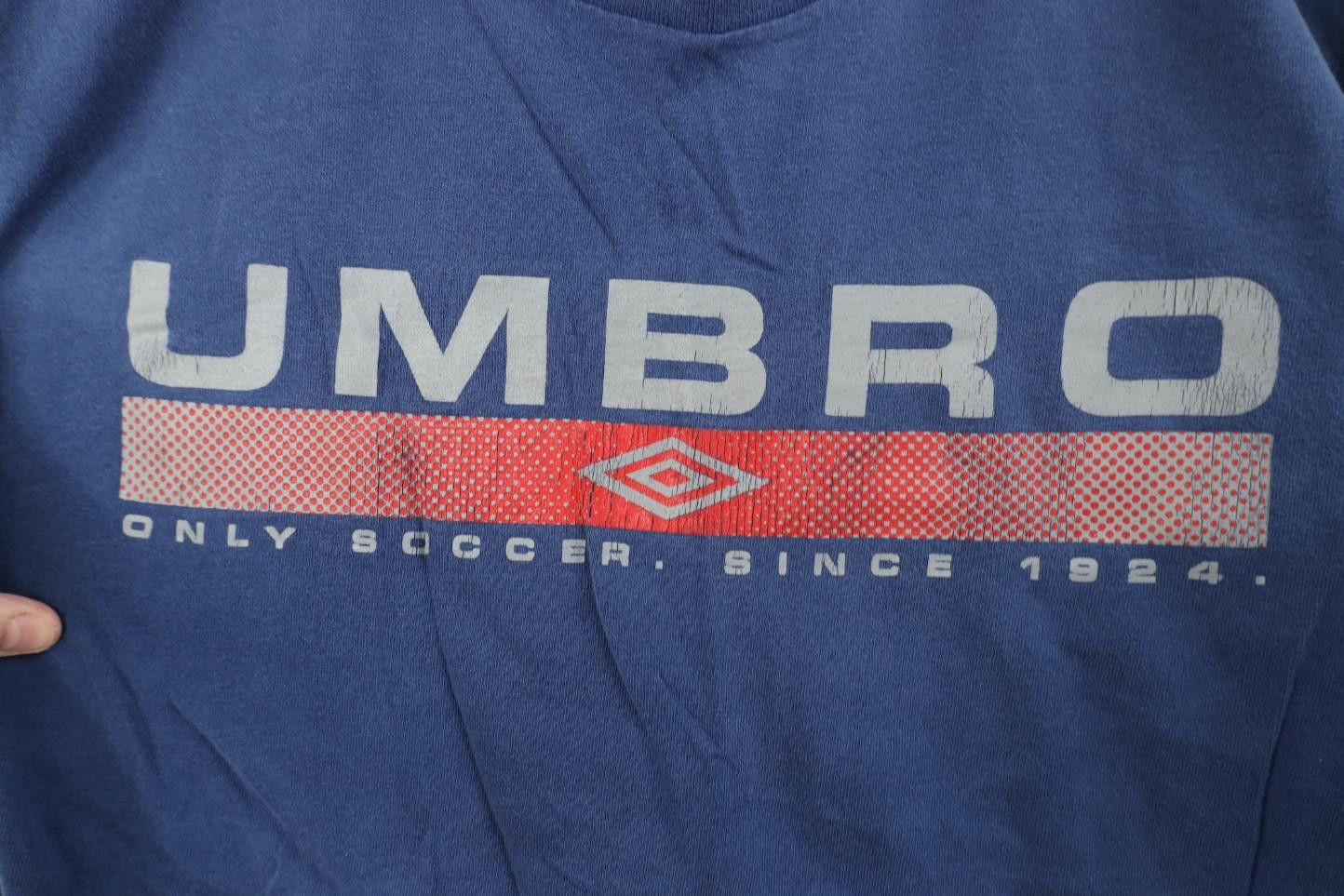 Umbro Vintage 90s Umbro Soccer Spell Out Short Sleeve T-Shirt USA Size US M / EU 48-50 / 2 - 4 Thumbnail