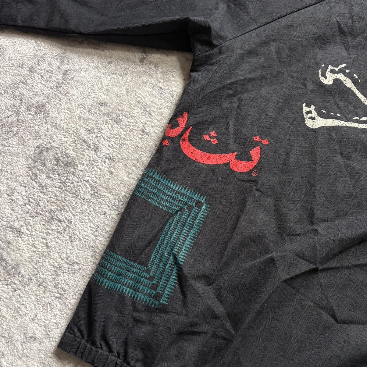 Undercover Undercover AW03 Arabic Skull Graphic Jacket Black | Size M Size US M / EU 48-50 / 2 - 5 Thumbnail