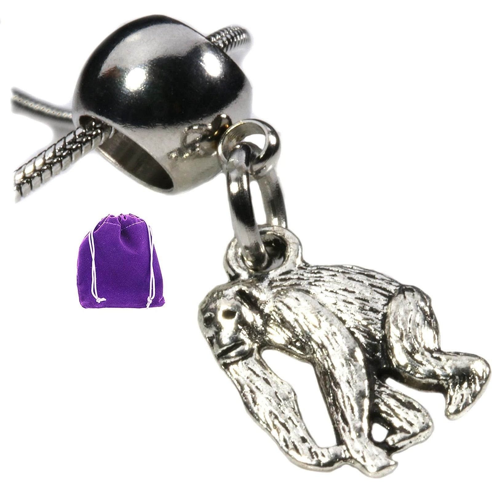 & Other Stories Monkey Necklace - Monkey Pendant - Gift for Monkey Lovers Size ONE SIZE - 1 Thumbnail