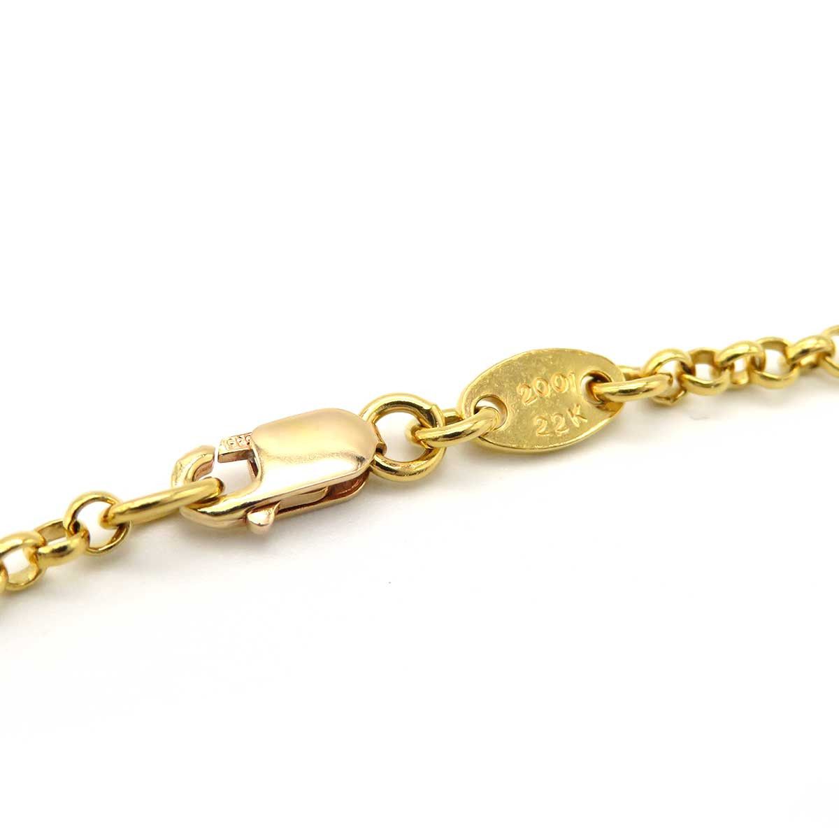 Chrome Hearts Gold Roll Chain - 20 Inch