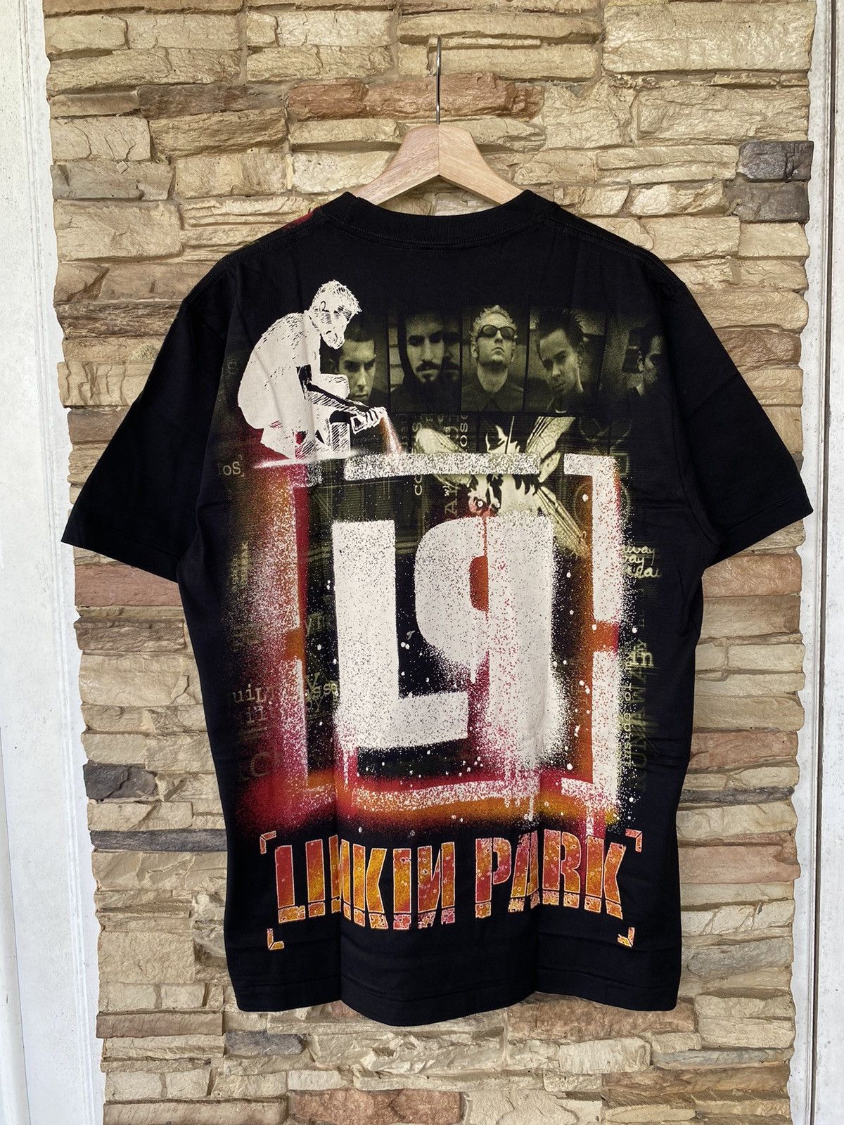 Band Tees Linkin Park Hybrid Theory Band AOP OVP Fullprint Tees Size US L / EU 52-54 / 3 - 15 Thumbnail