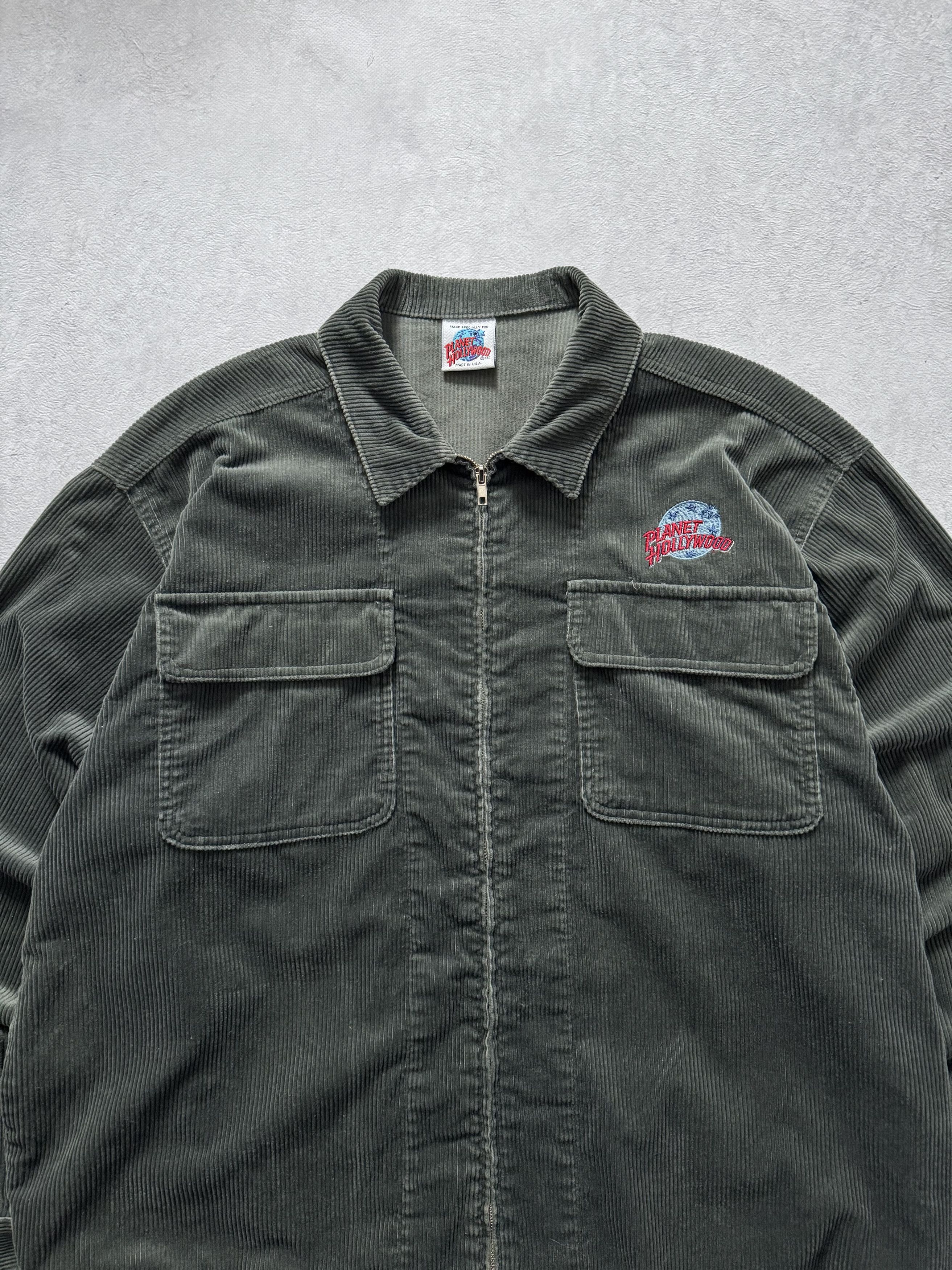 Planet Hollywood Vintage Planet Hollywood Overshirt Zip Jacket Size US XL / EU 56 / 4 - 2 Thumbnail