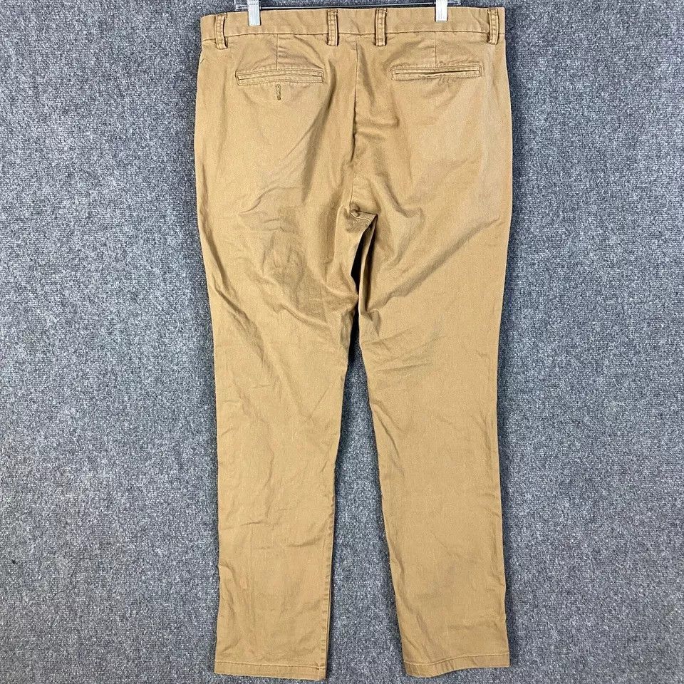 Old Navy Old Navy Ultimate Slim Chino Pants Men's 38x34 Brown Cotton Size US 38 / EU 54 - 6 Thumbnail
