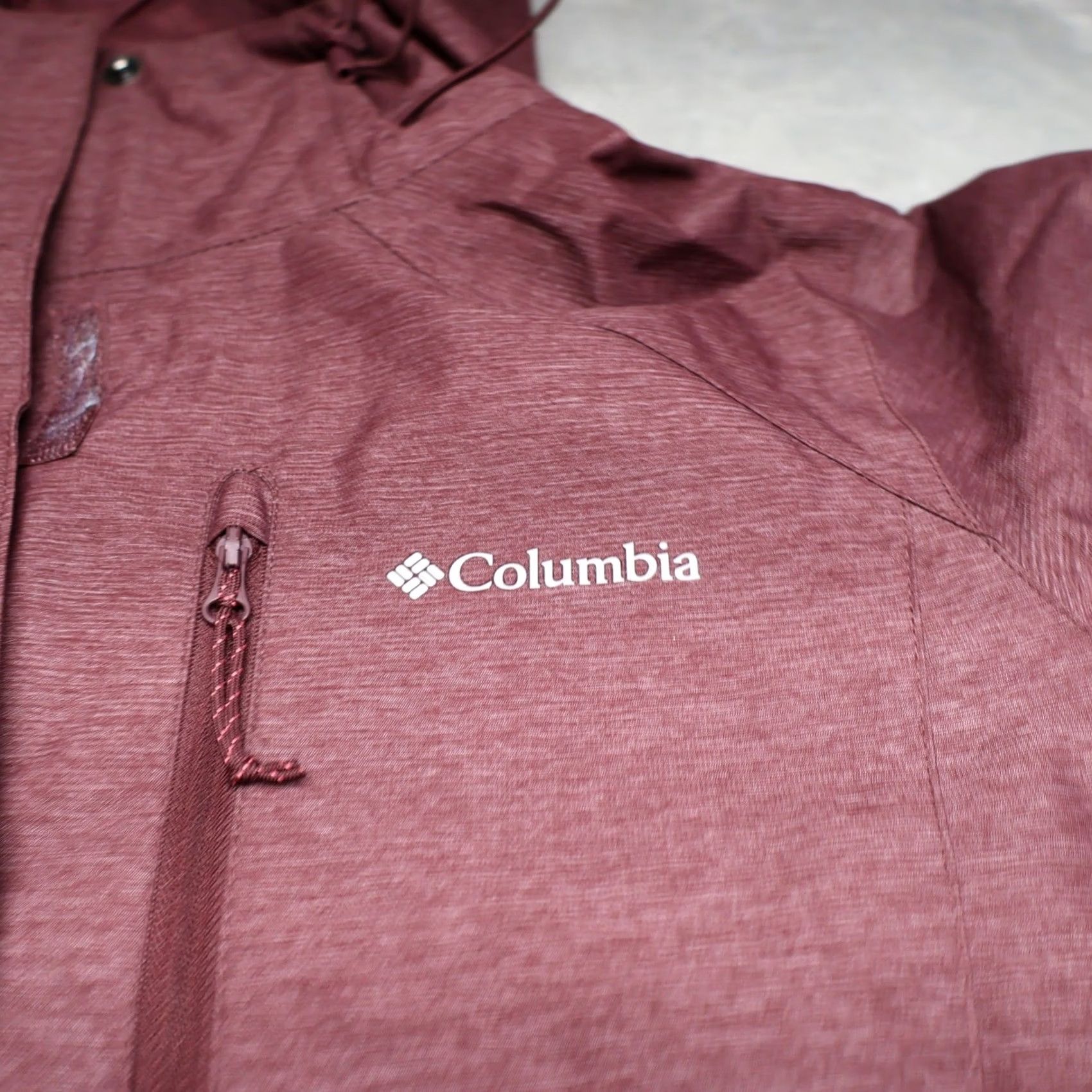 Rains Columbia Womens Large Red Whirlibird IV Waterproof Rain Wind 3in1 Softshell Jacket Size L / US 10 / IT 46 - 3 Thumbnail