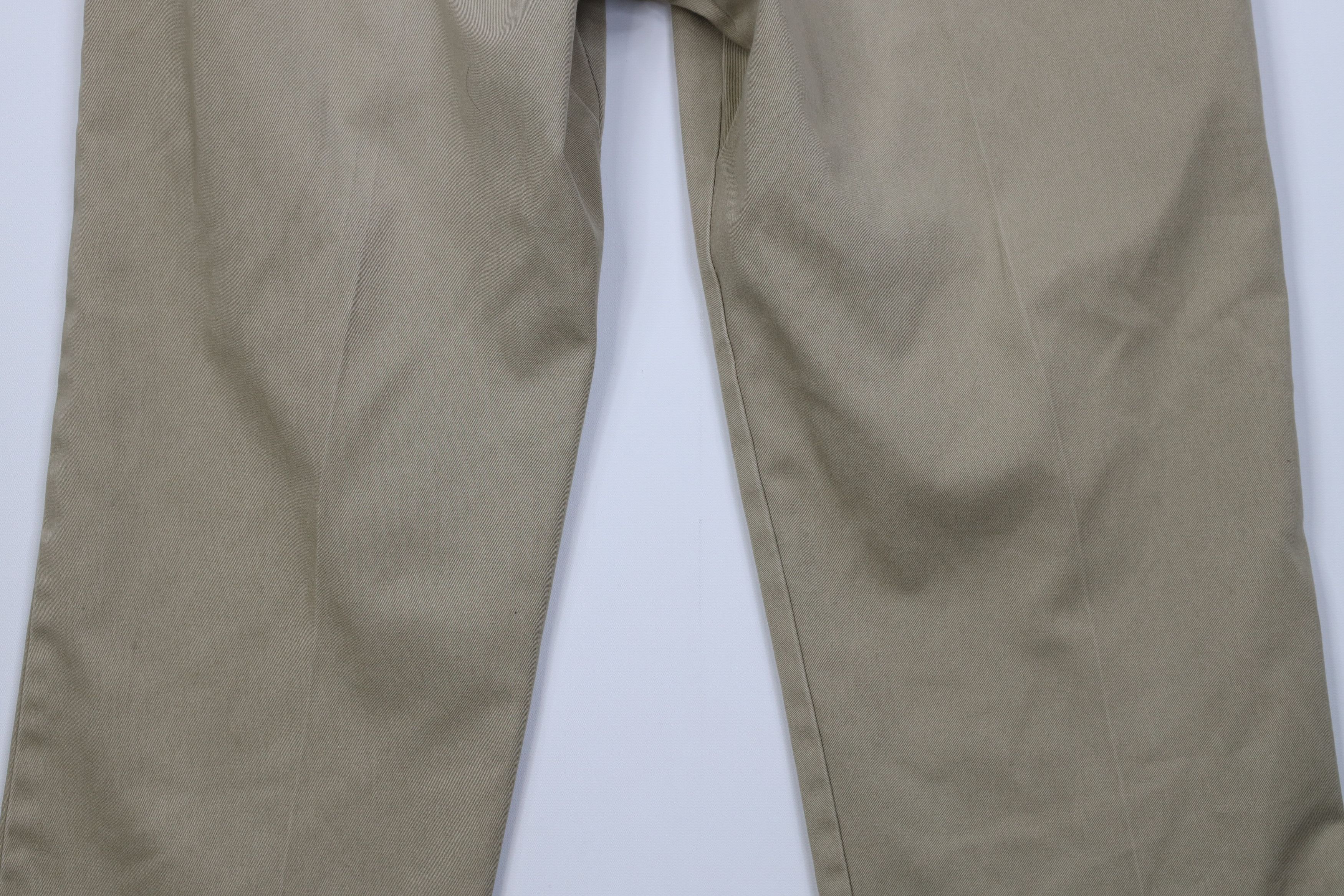 Dickies Vintage 90s Dickies Loose Fit Wide Leg Pants Beige USA Size US 34 / EU 50 - 14 Thumbnail
