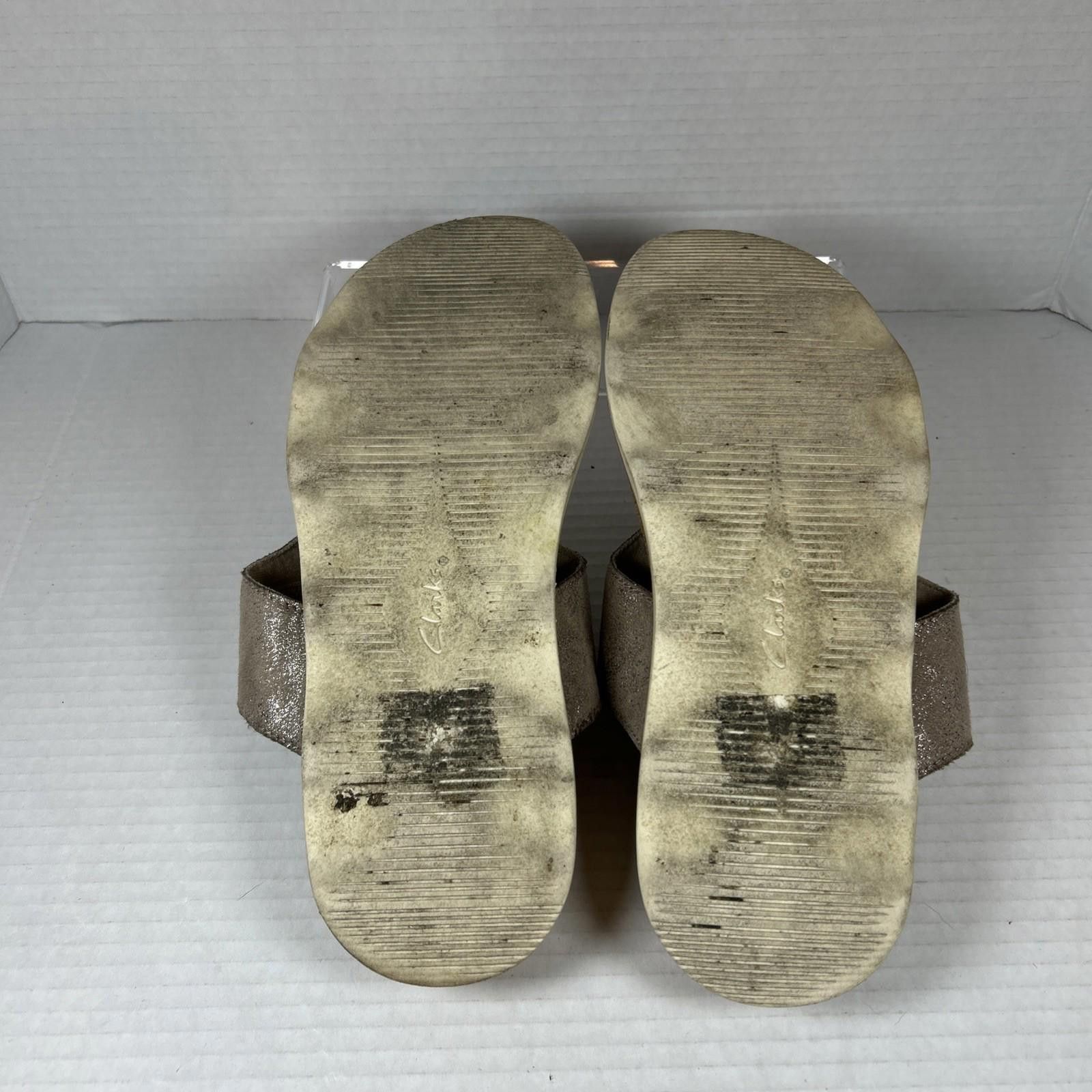 Clarks CLARKS Collec Brynn Madi Flat Taupe Metallic Slip-On Sz 9 Size US 9 / IT 39 - 7 Thumbnail
