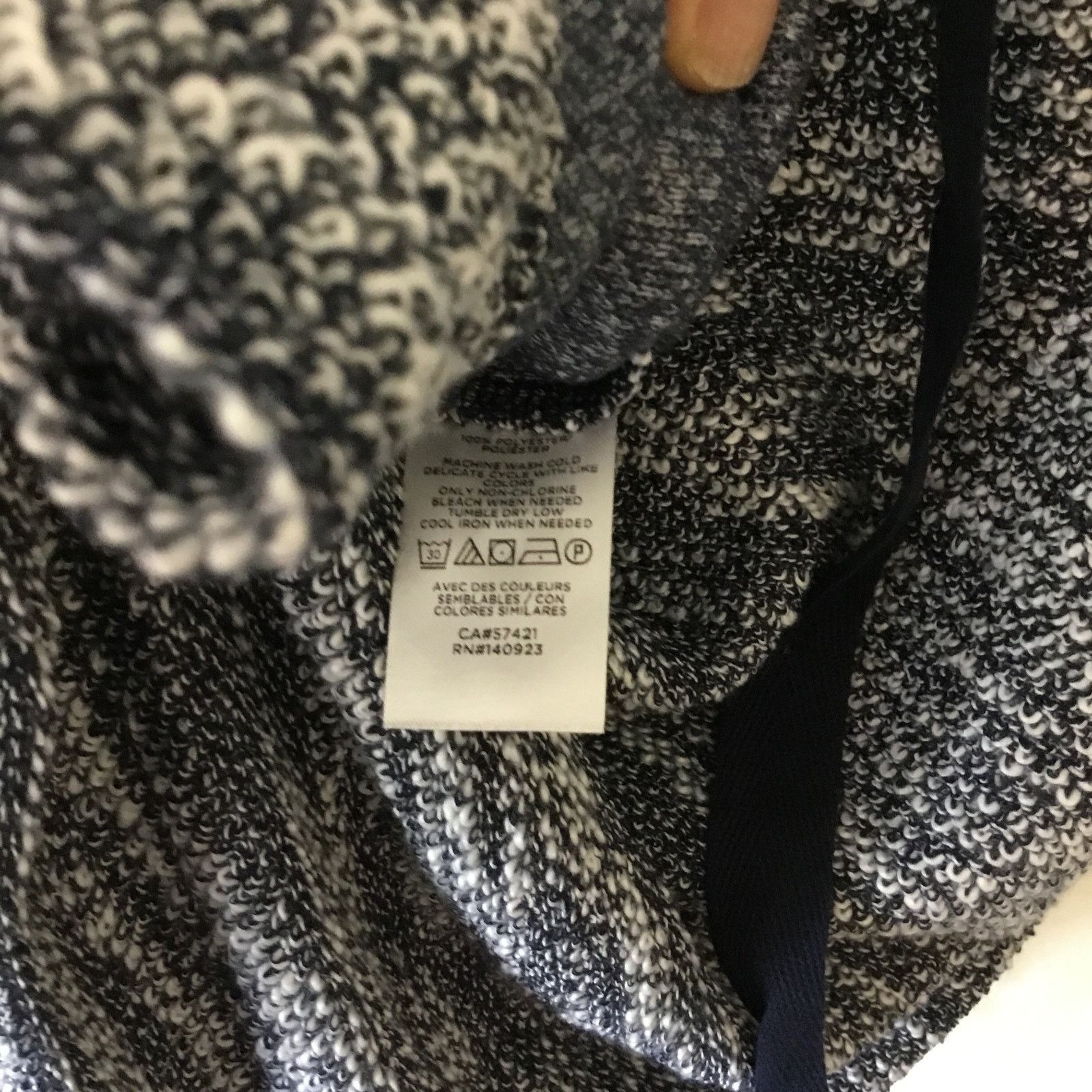Loft 💰⬇️LOFT Blue Tweed Drawstring Neck Top Size XS / US 0-2 / IT 36-38 - 11 Thumbnail