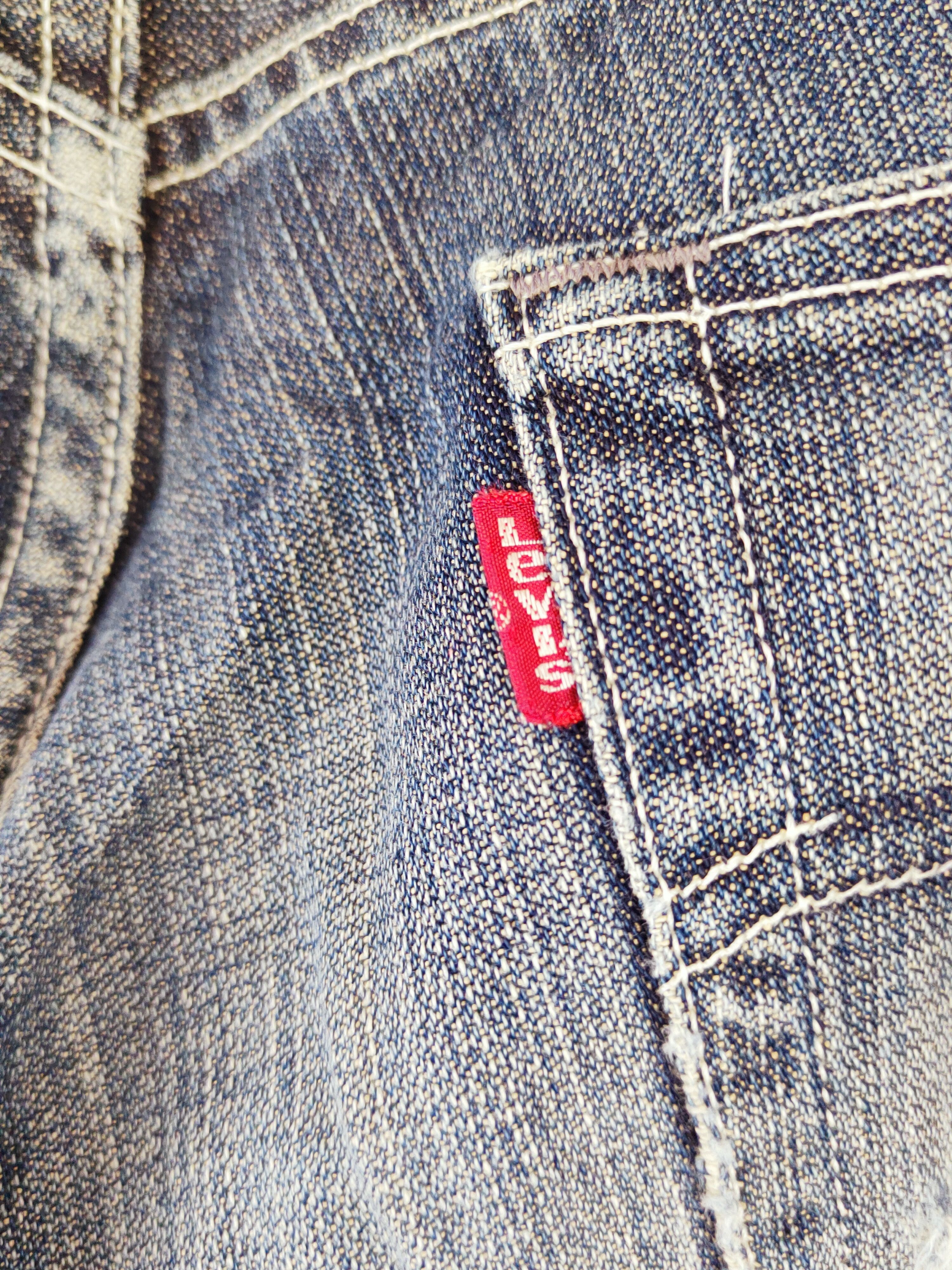 Japanese Brand Levi's Dark Blue Faded Distressed Ripped Jeans #W792 Size US 30 / EU 46 - 9 Thumbnail