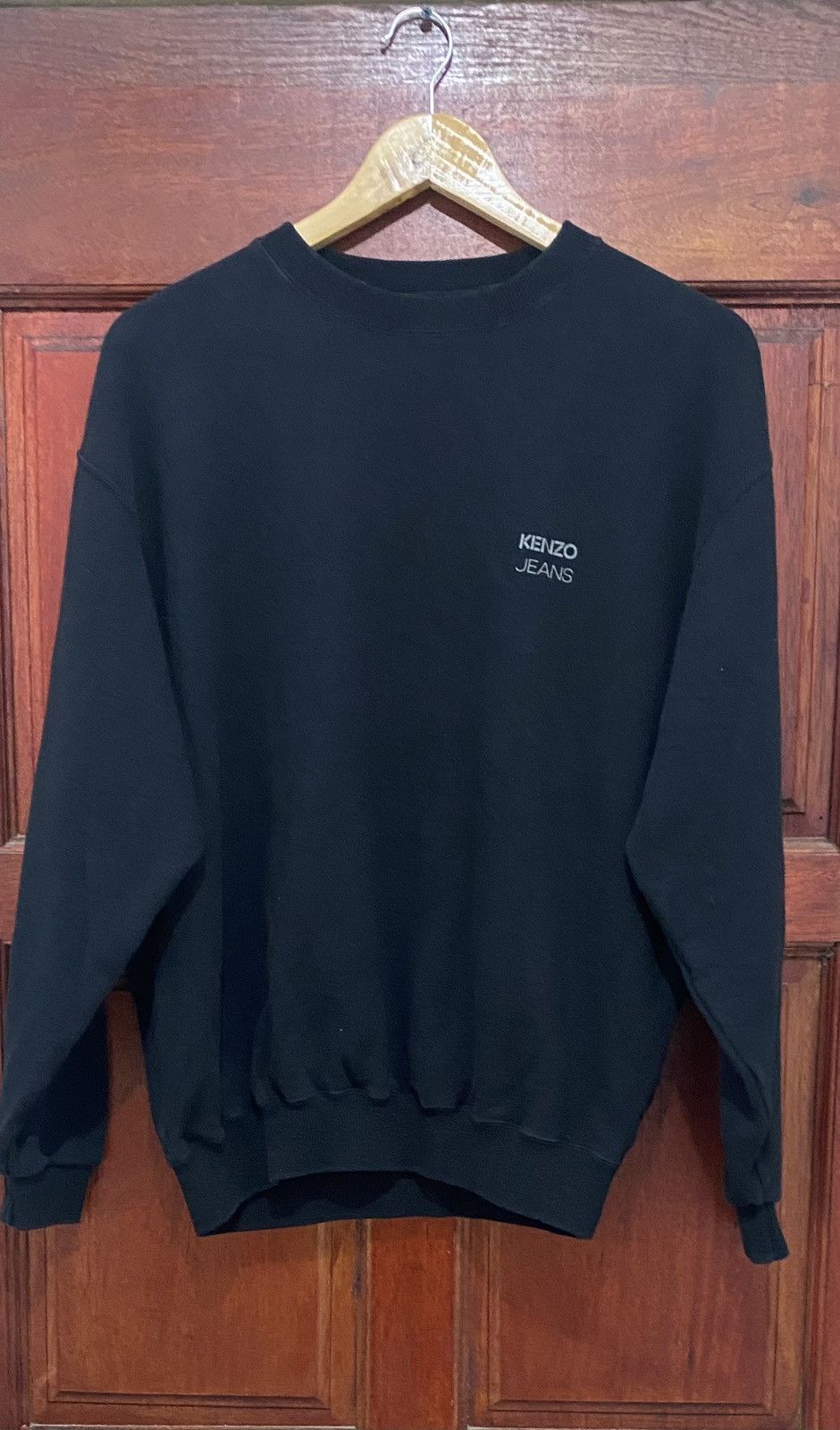 Kenzo Vintage 90s kenzo jeans sweatshirt big logo Size US M / EU 48-50 / 2 - 2 Thumbnail