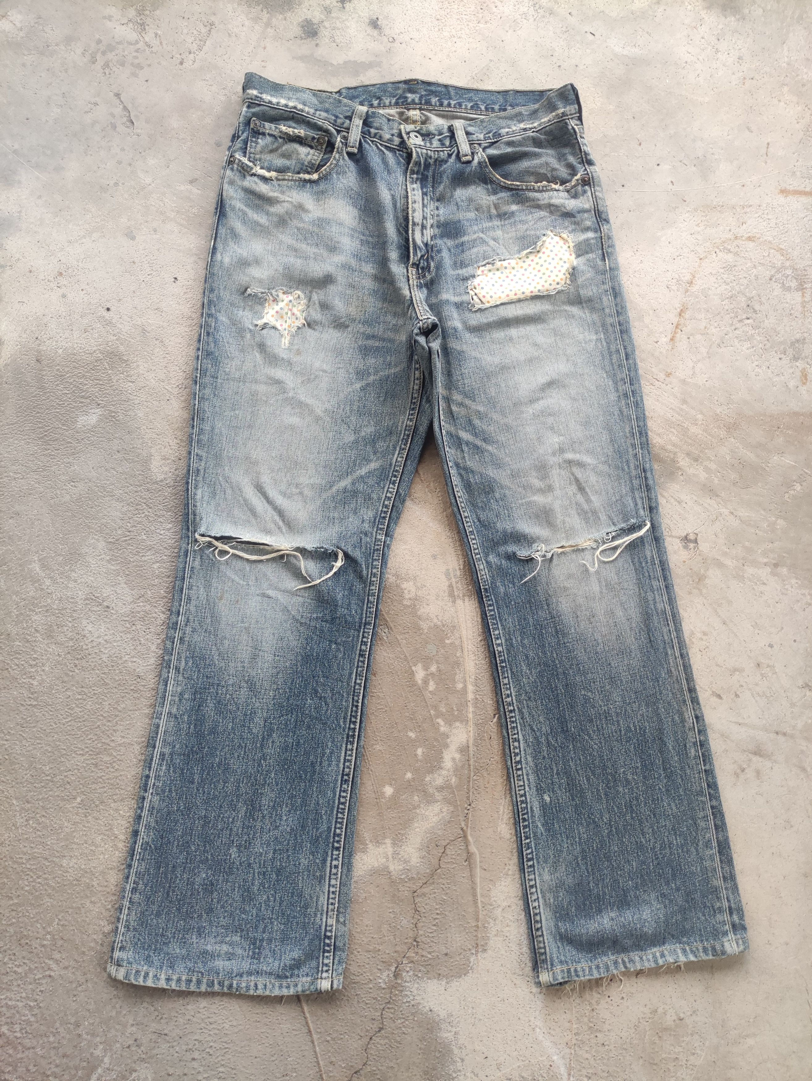 Levi's Vintage Levis Japan Jean Distressed Faded Denim Size US 34 / EU 50 - 1 Thumbnail