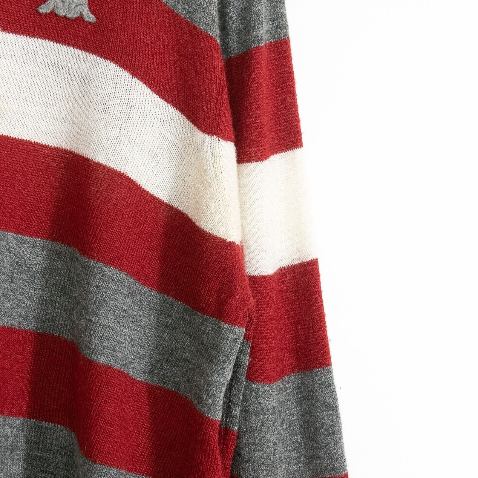 Kappa × Vintage Kappa Wool Blend Striped Sweater XL - Lightweight Distressed Size US XL / EU 56 / 4 - 5 Thumbnail