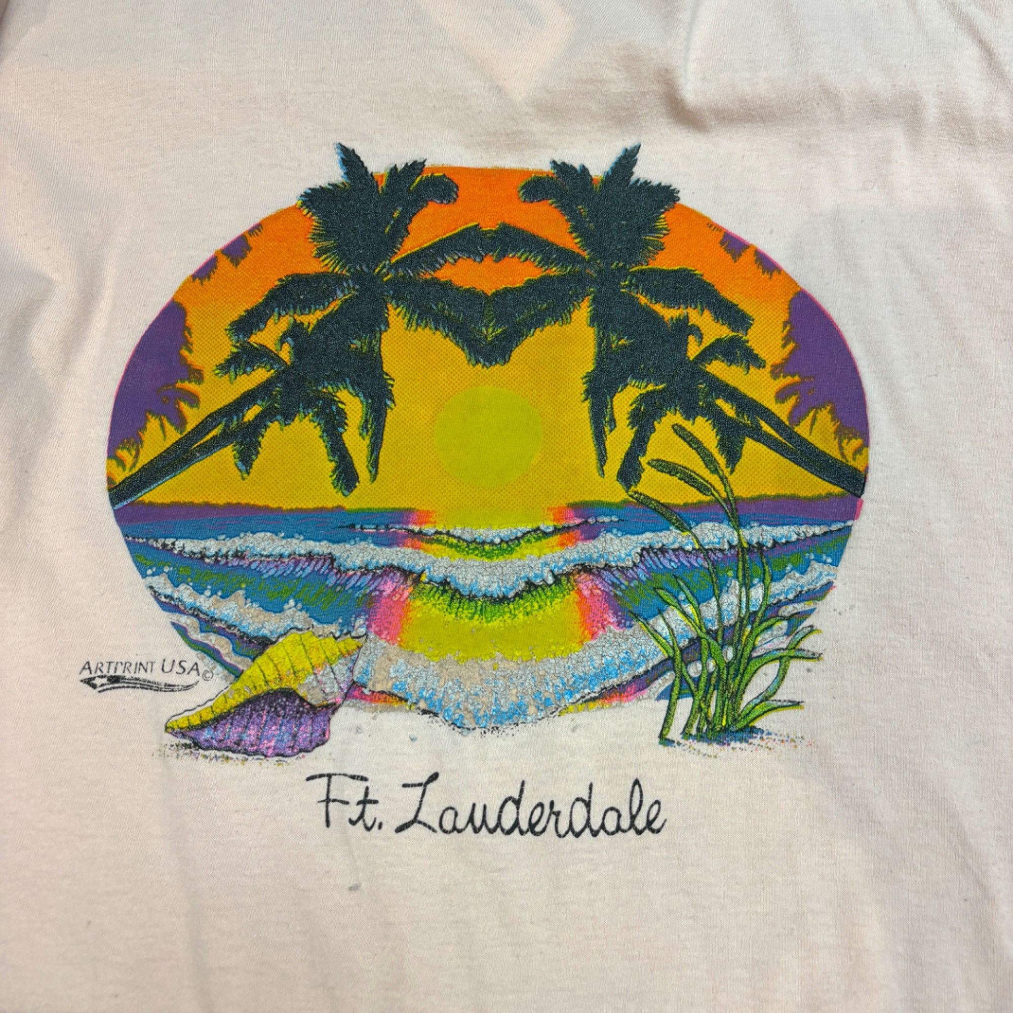 Other XXL - Vintage Ft. Lauderdale Florida Graphic T Size US XXL / EU 58 / 5 - 3 Thumbnail