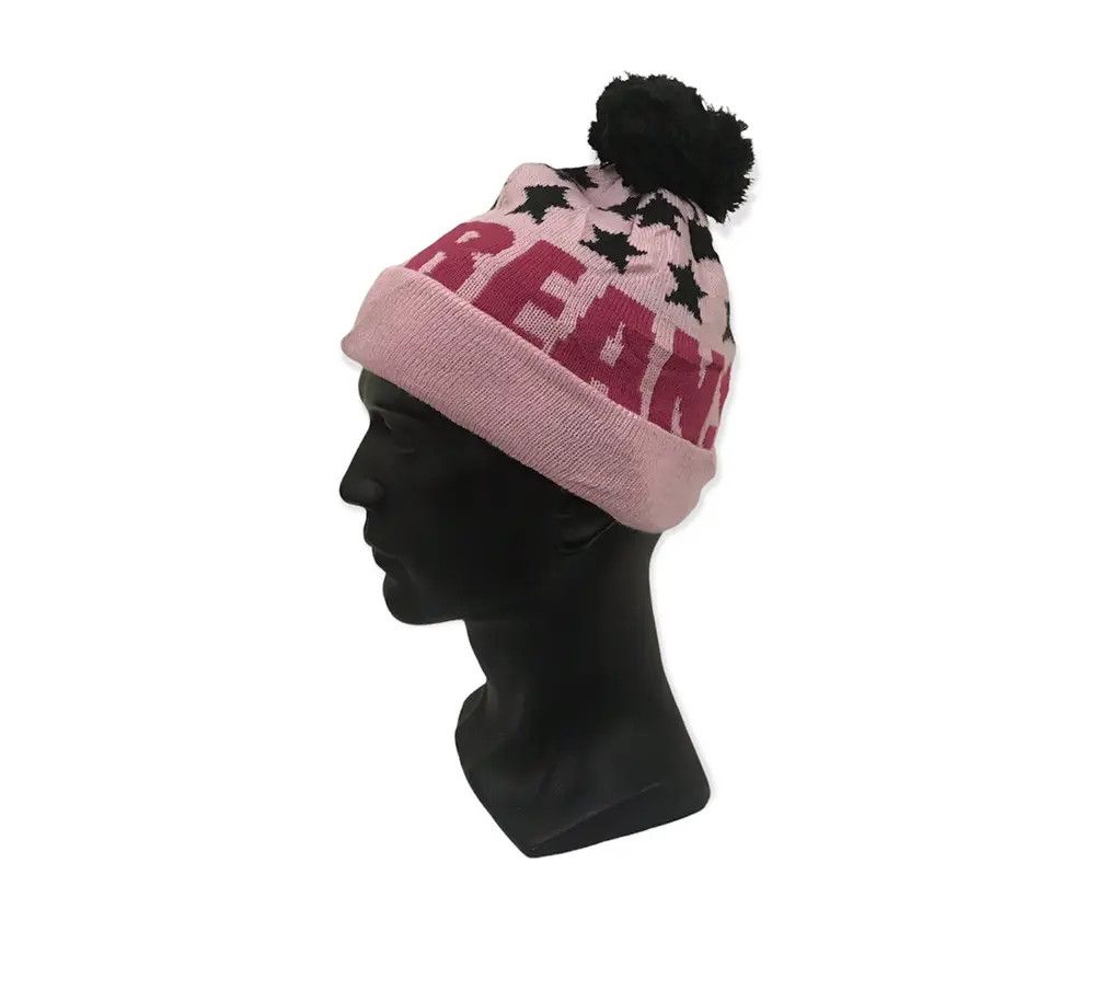 Japanese Brand Bean Bobble Beanie Hat Size ONE SIZE - 1 Thumbnail