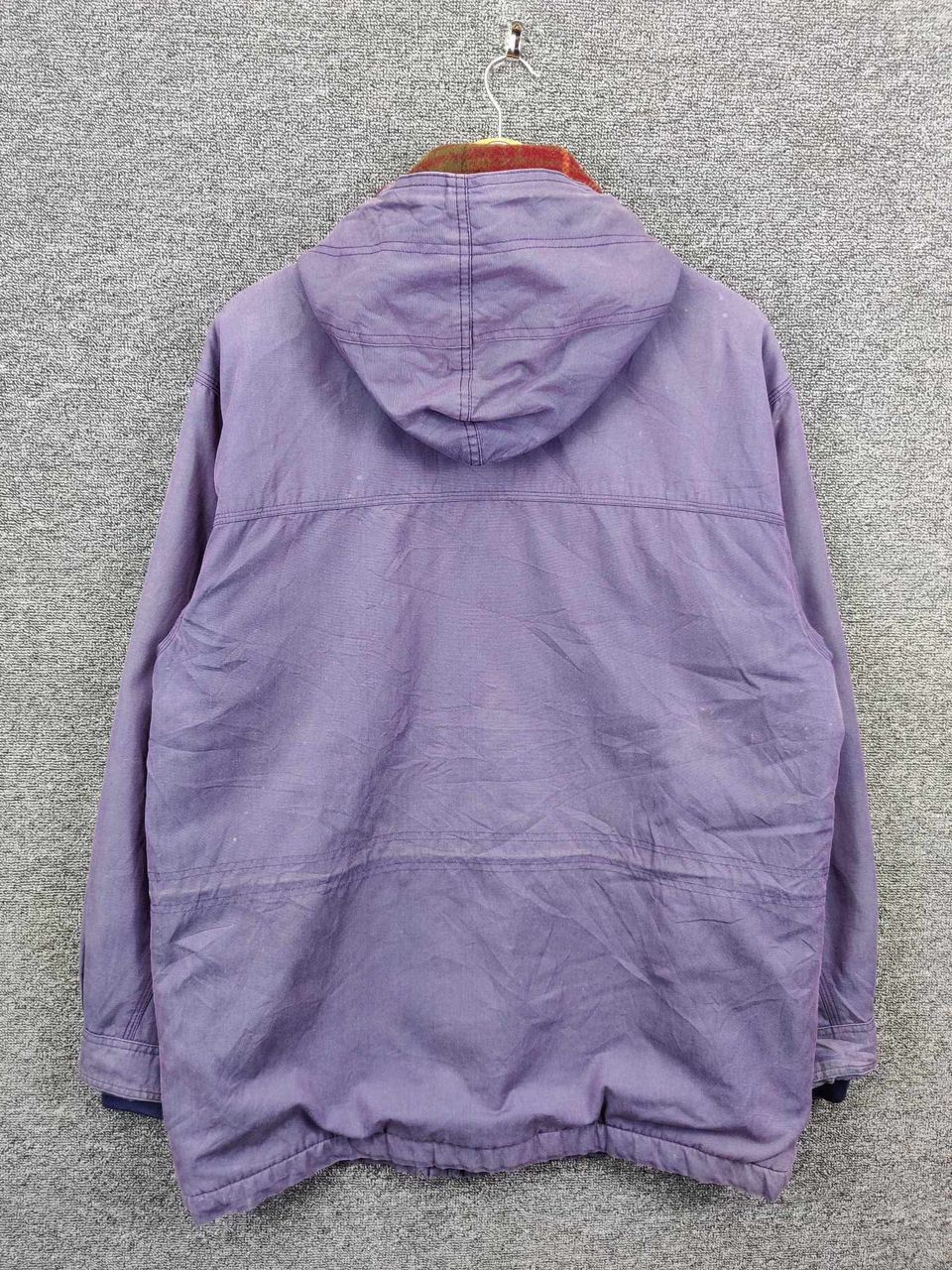 L.L. Bean Vintage L.L. Bean Canvas Wool Lined Hoodie Jacket Size US M / EU 48-50 / 2 - 6 Thumbnail