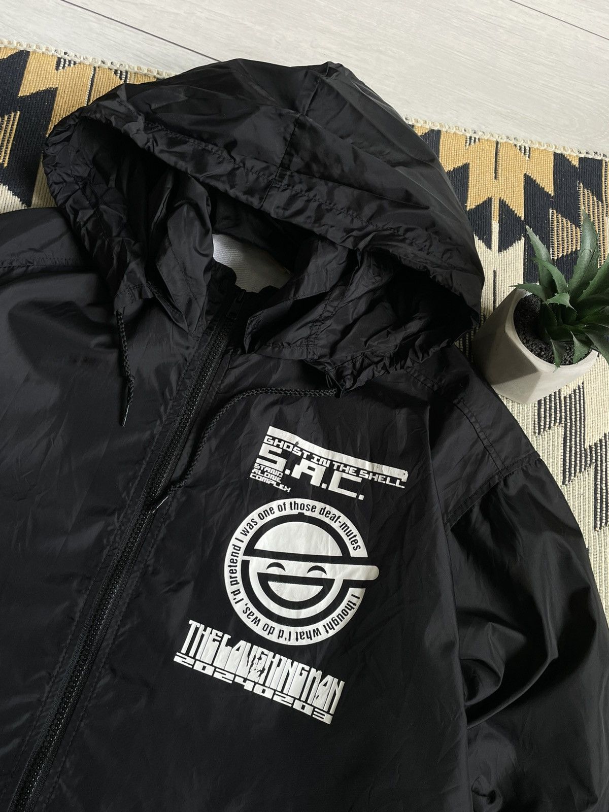Anime Vintage Ghost In The Shell The Laughing Man Jacket Size US M / EU 48-50 / 2 - 9 Thumbnail
