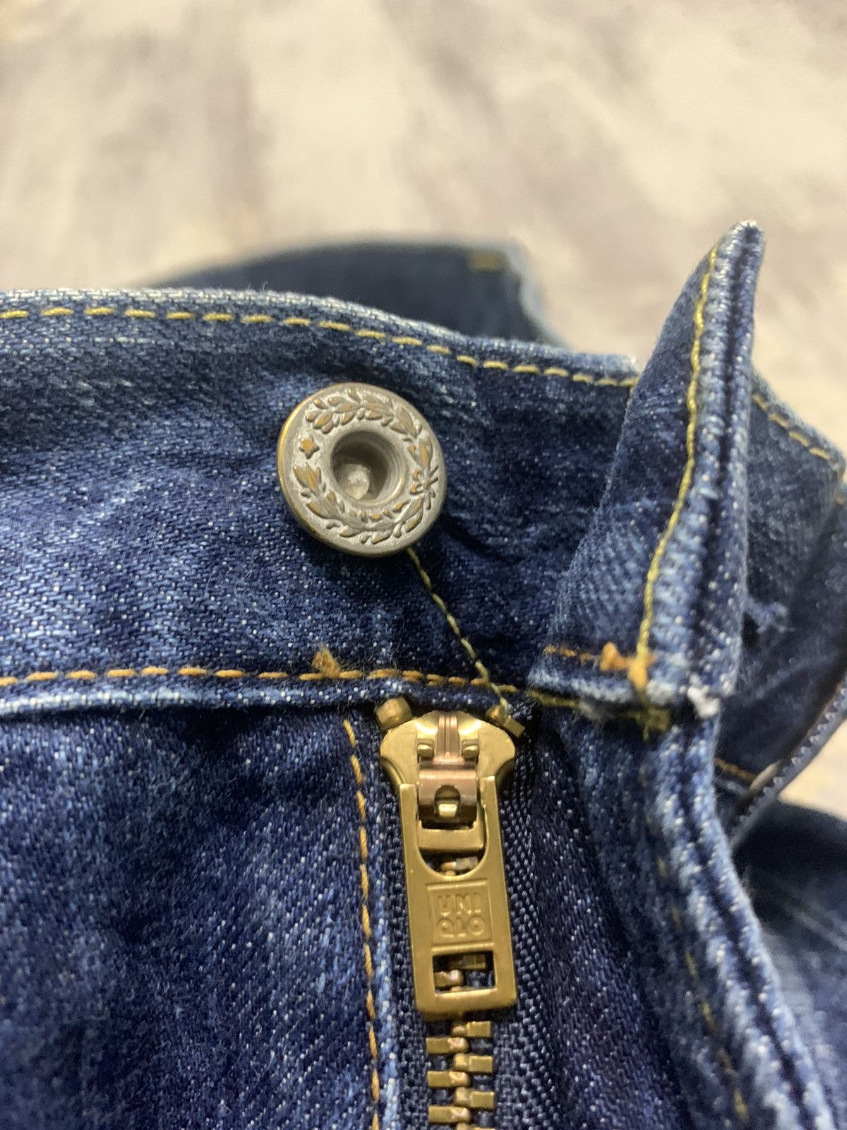 Japanese Brand Japanese Brand Distressed Blue Denim Straight Leg Jeans Size US 33 - 8 Thumbnail