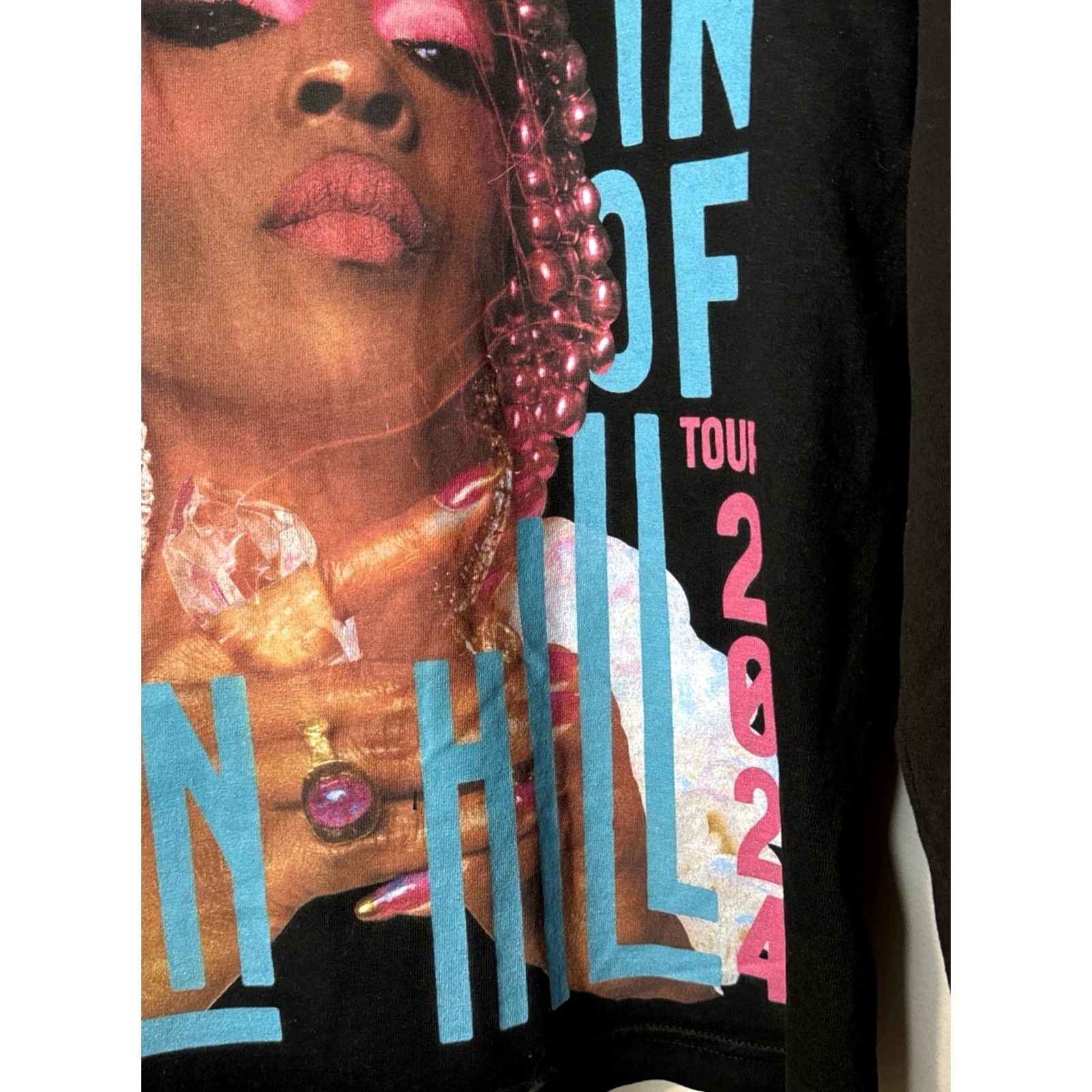 Los Angeles Apparel Lauryn Hill Tour Shirt Miseducation 25th Anniversary Long Sleeve S Black Men Shirt Cap? Size US S / EU 44-46 / 1 - 5 Thumbnail