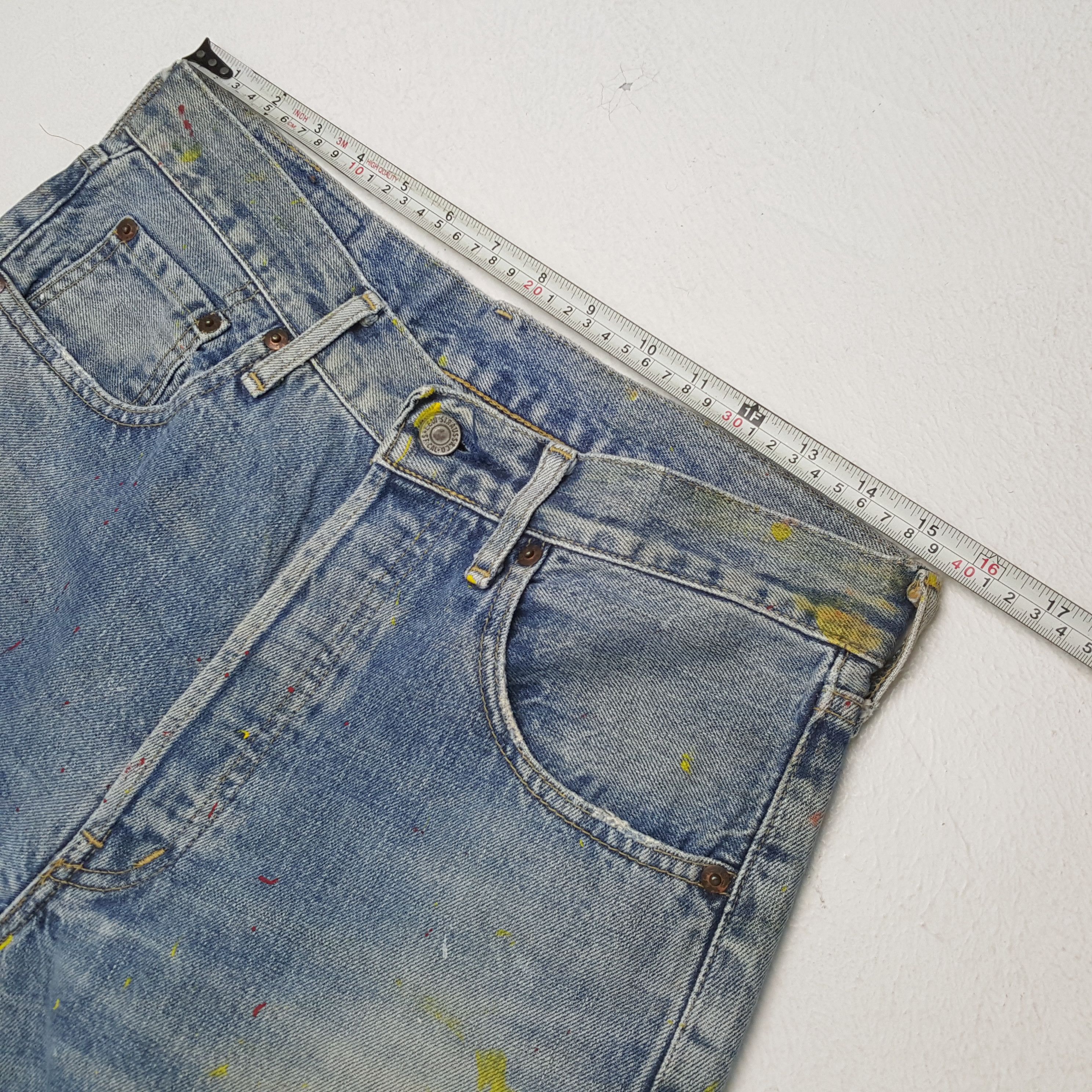 Levi's × Vintage LEVI'S Selvedge Streetwear Style Distressed Jeans Size US 31 - 7 Thumbnail