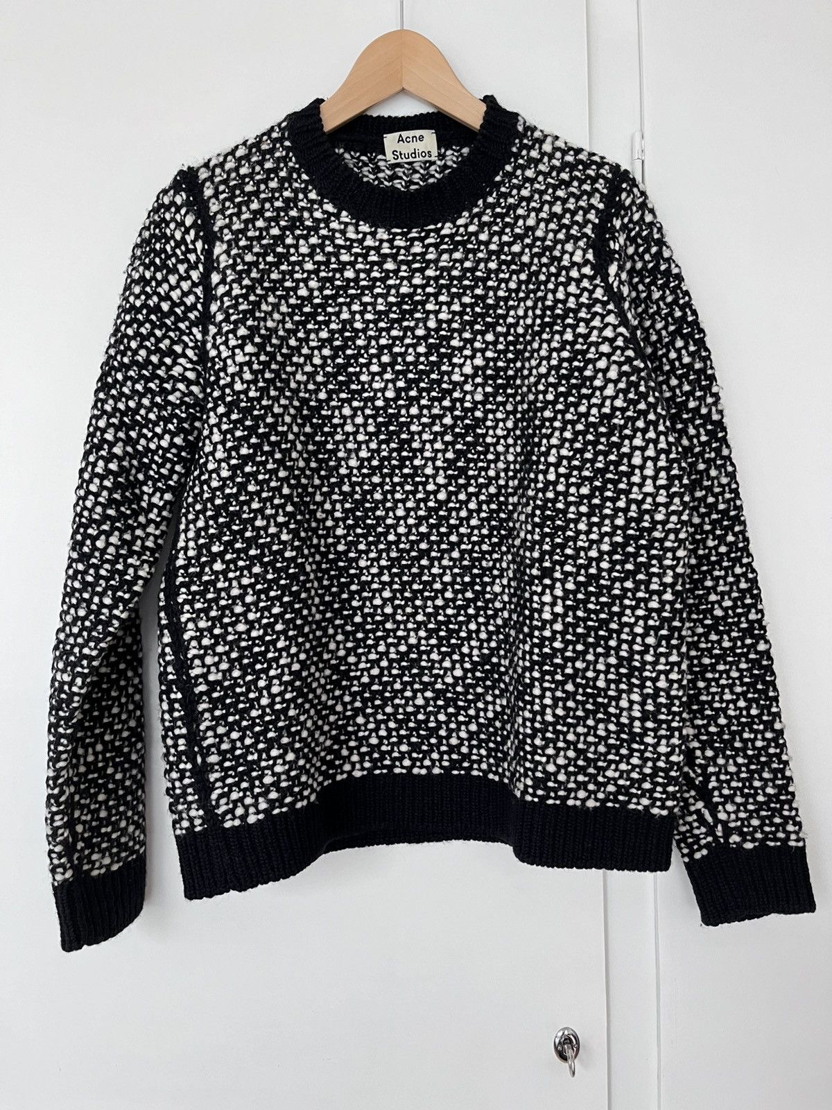 Acne Studios Black and White Sweater Size US S / EU 44-46 / 1 - 1 Thumbnail