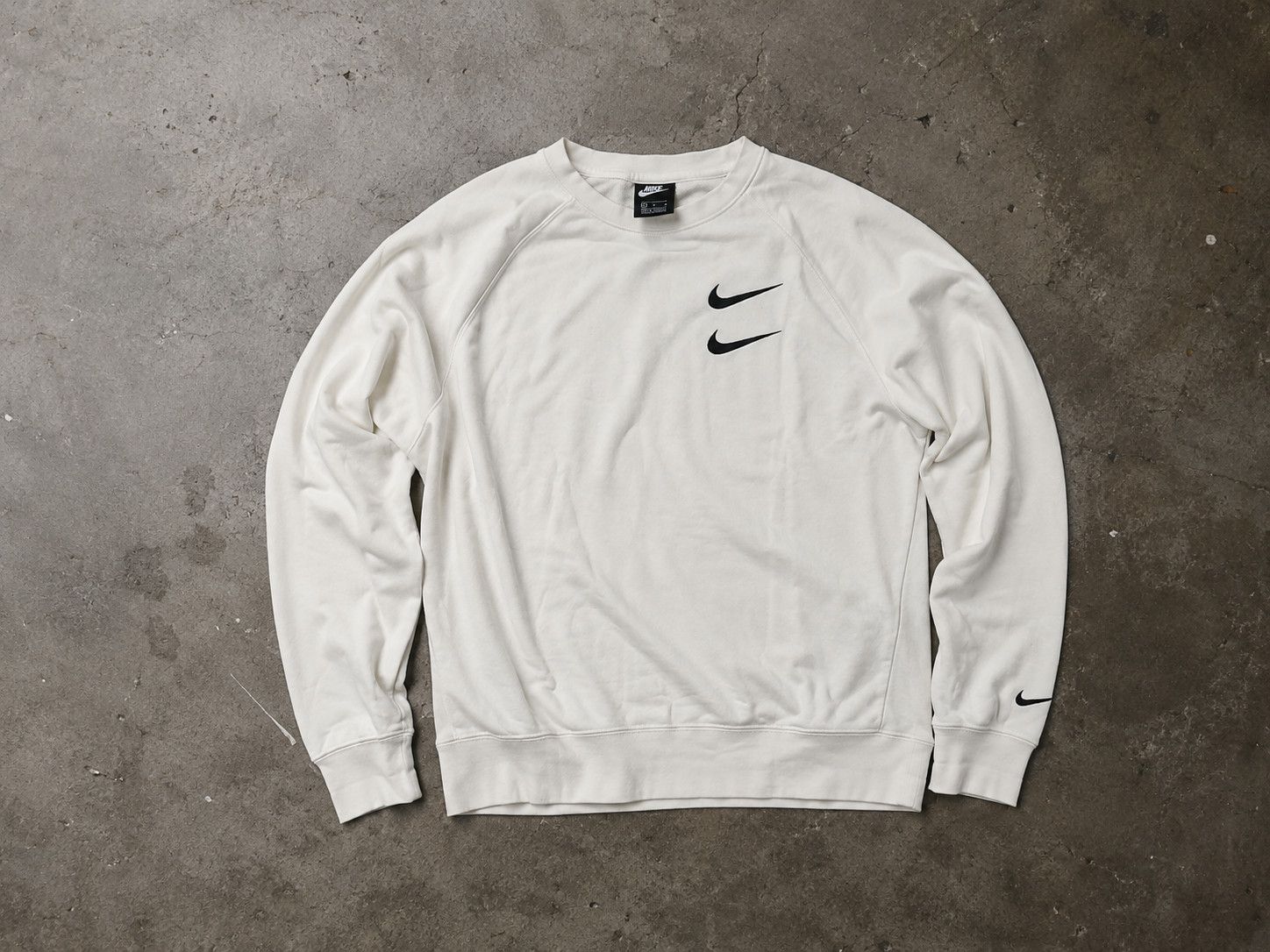 Nike Vintage 90s Nike Double Swoosh Sweatshirt Size US M / EU 48-50 / 2 - 2 Thumbnail