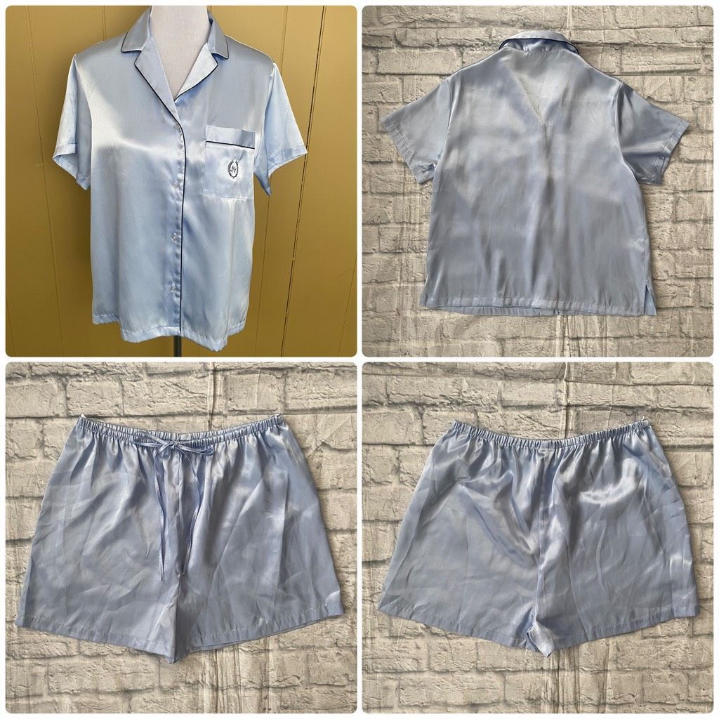 Jones New York Jones New York women L short sleeve and shorts satin pajama Size ONE SIZE - 1 Thumbnail