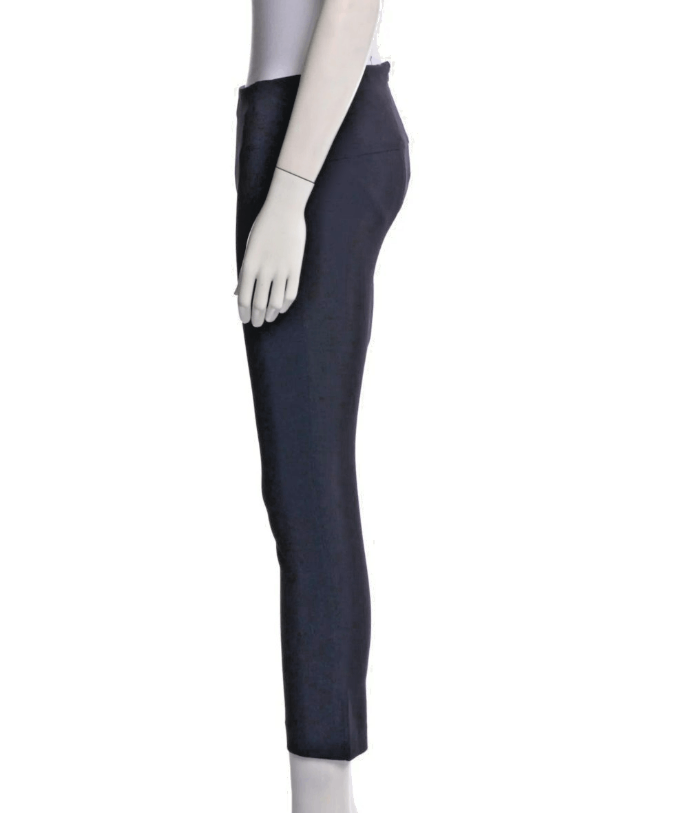 Veronica Beard Veronica Beard Cropped Pants – Size 6 – Navy – Grosgrain Tr Size 28" / US 6 / IT 42 - 5 Thumbnail