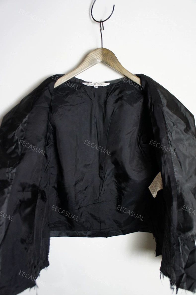 Comme des Garcons Comme des Garcons Black raw edge double coat jacket Size XS / US 0-2 / IT 36-38 - 5 Thumbnail