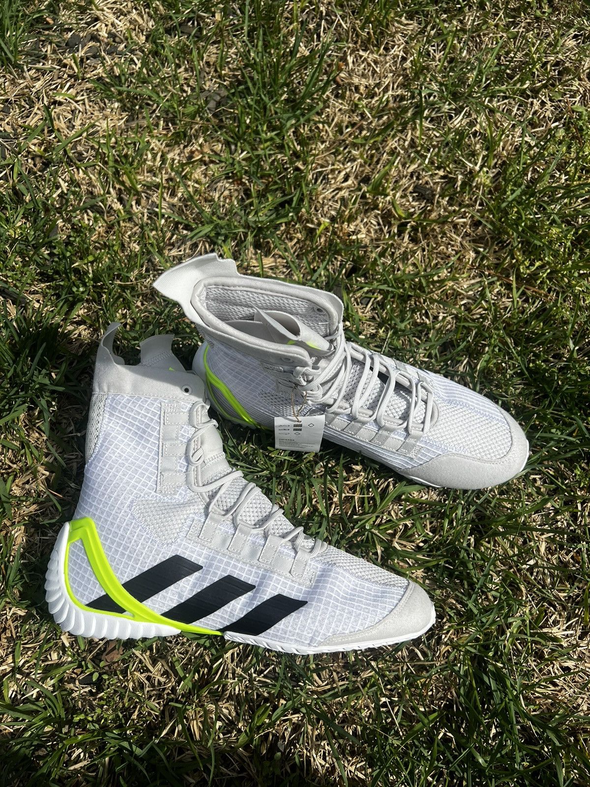 Adidas NEW Adidas Speedex 23 size 7.5 Mens Boxing Shoes Boots White Size US 7.5 / EU 40-41 - 10 Thumbnail