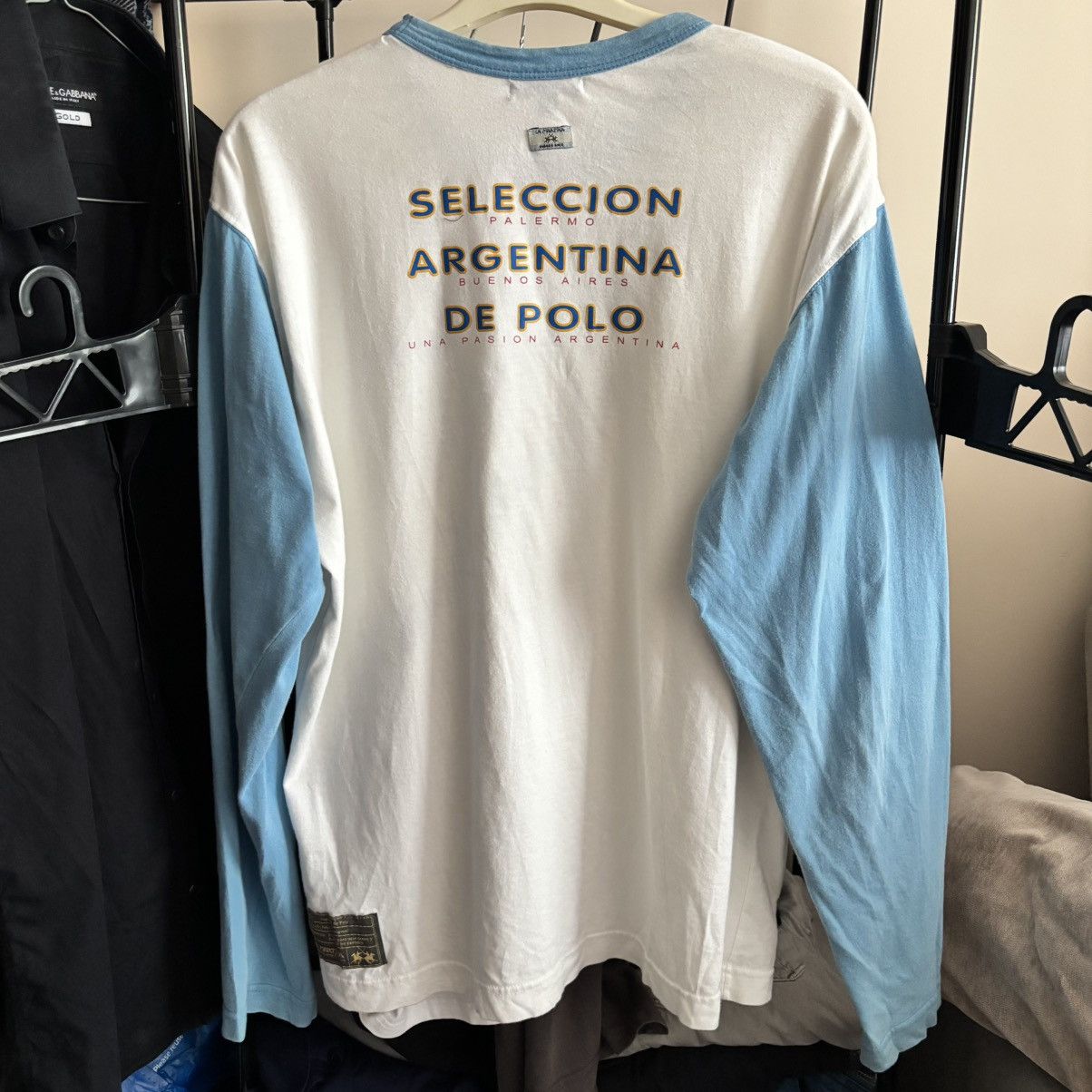La Martina Vintage Y2K La Martina Argentina Punk Long-Sleeve ERD Style Size US L / EU 52-54 / 3 - 2 Thumbnail