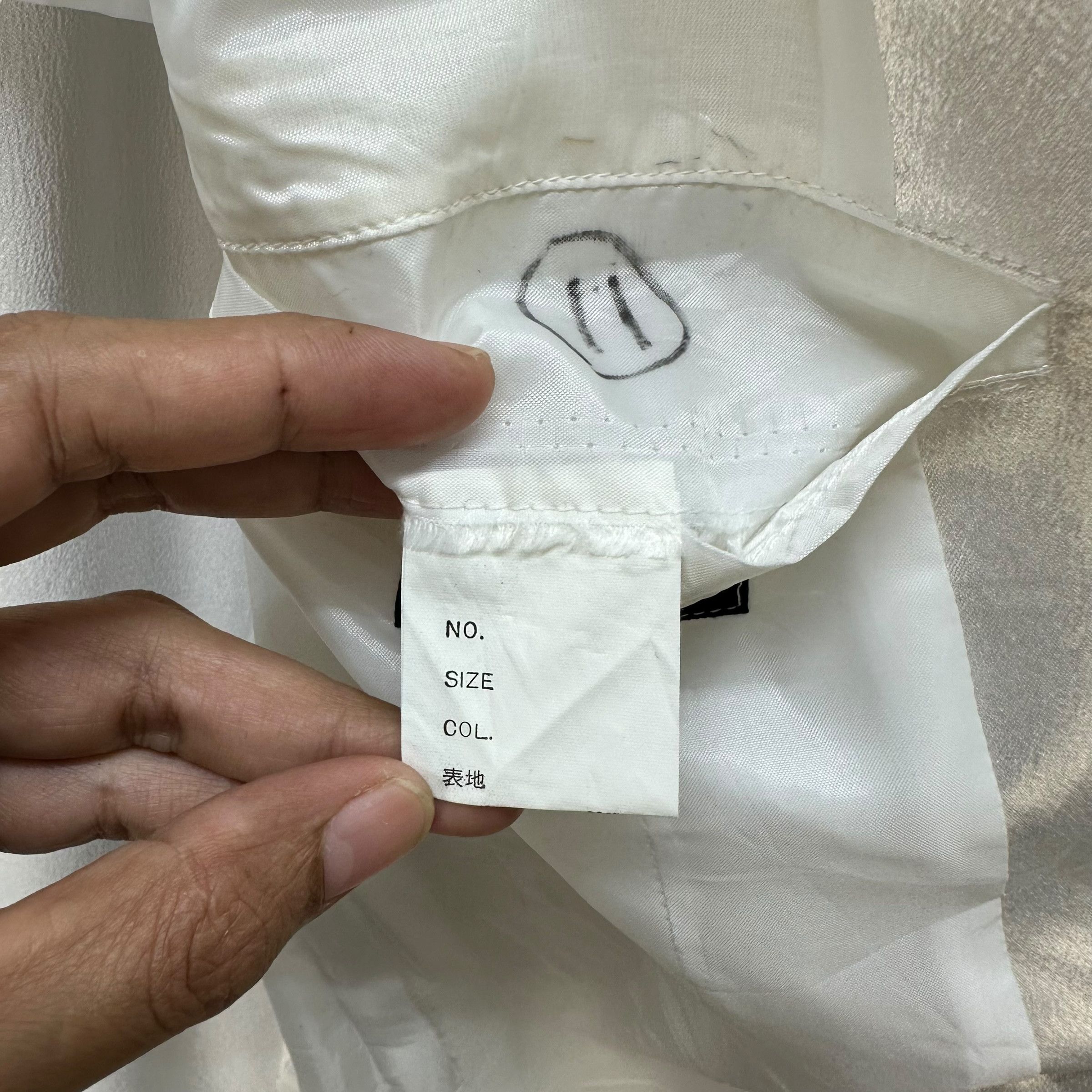 Japanese Brand HARAJUKU ZENMALL Shiny White Blazer Suit Jacket #A44-1006 Size 40R - 8 Thumbnail