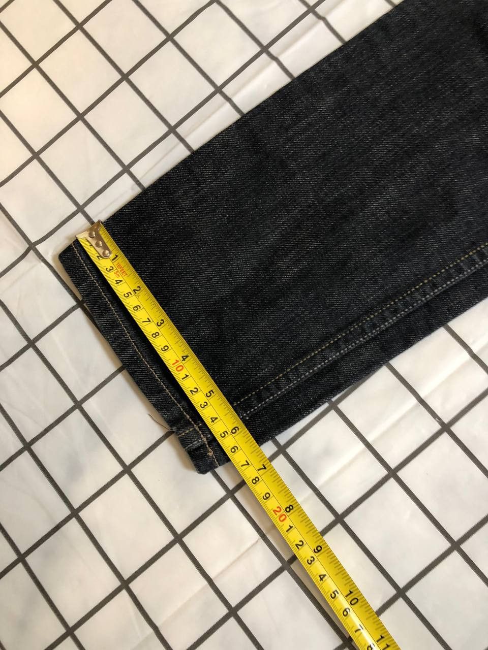 Allsaints ALLSAINTS men's blue Denim button fly Lou Runner Size US 34 / EU 50 - 4 Thumbnail