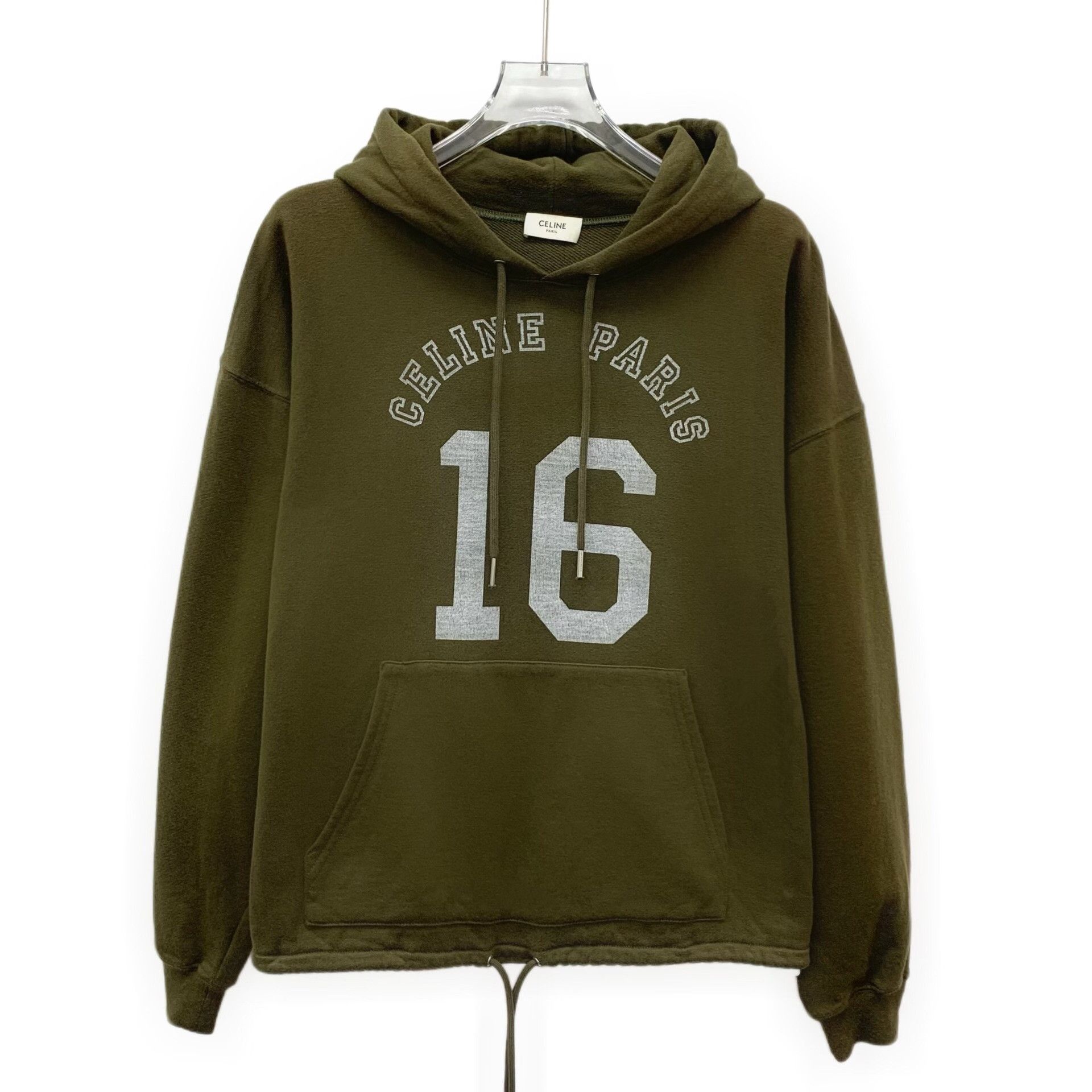 Celine Celine Retro Printed Green Hoodie XS Women Size XS / US 0-2 / IT 36-38 - 1 Thumbnail