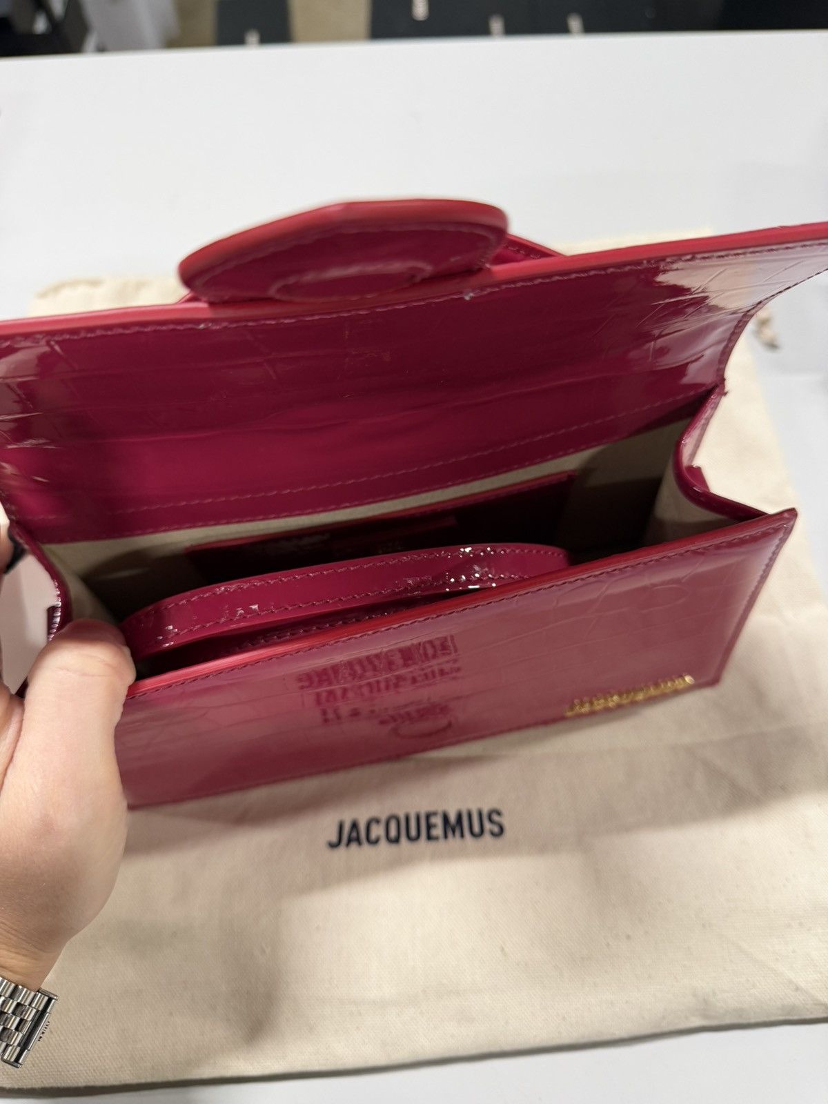 Jacquemus Jacquemus Le Grand Bambino Shoulder Bag NEW 1250$ Size ONE SIZE - 6 Thumbnail