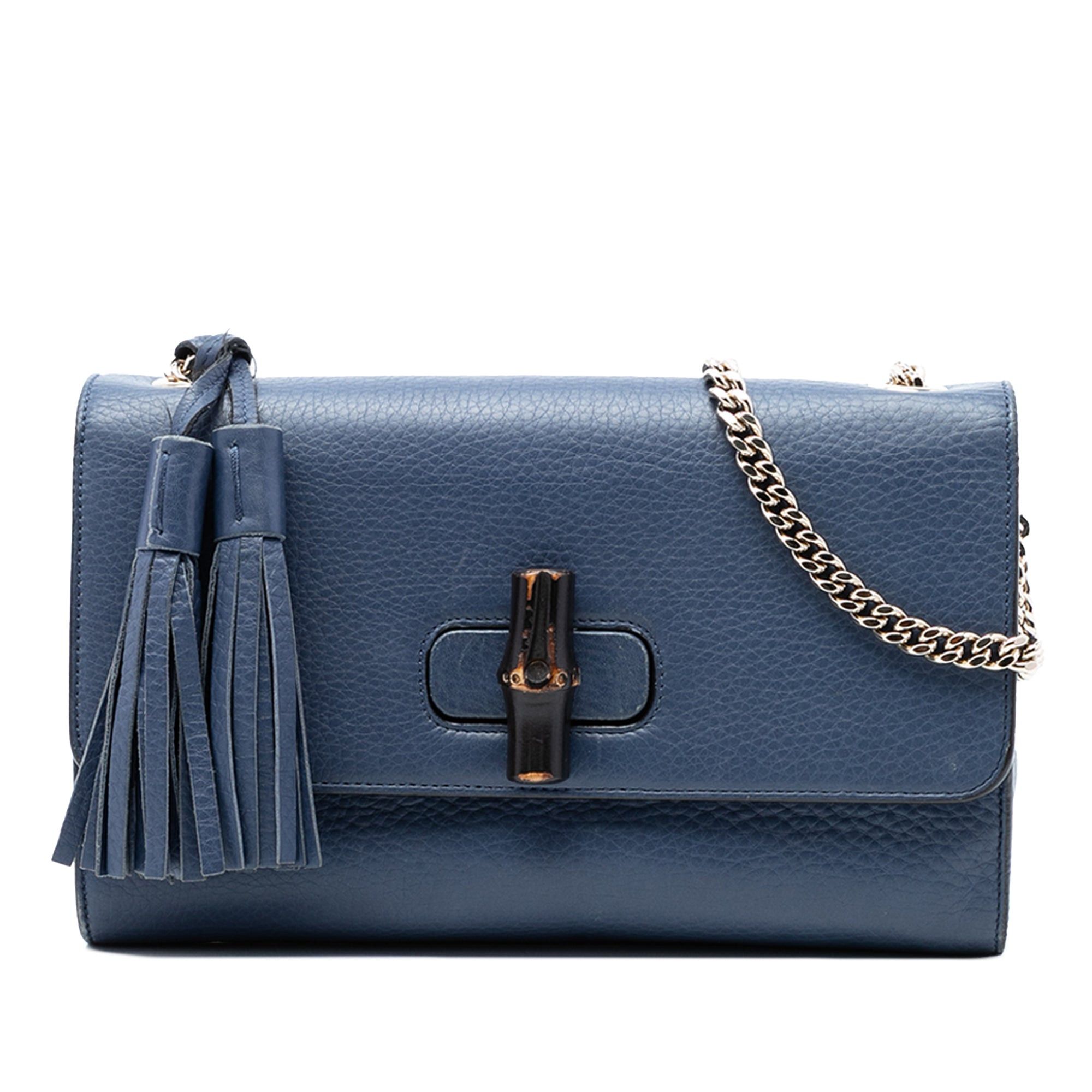 Gucci Medium Leather Miss Bamboo Crossbody Size ONE SIZE - 1 Thumbnail