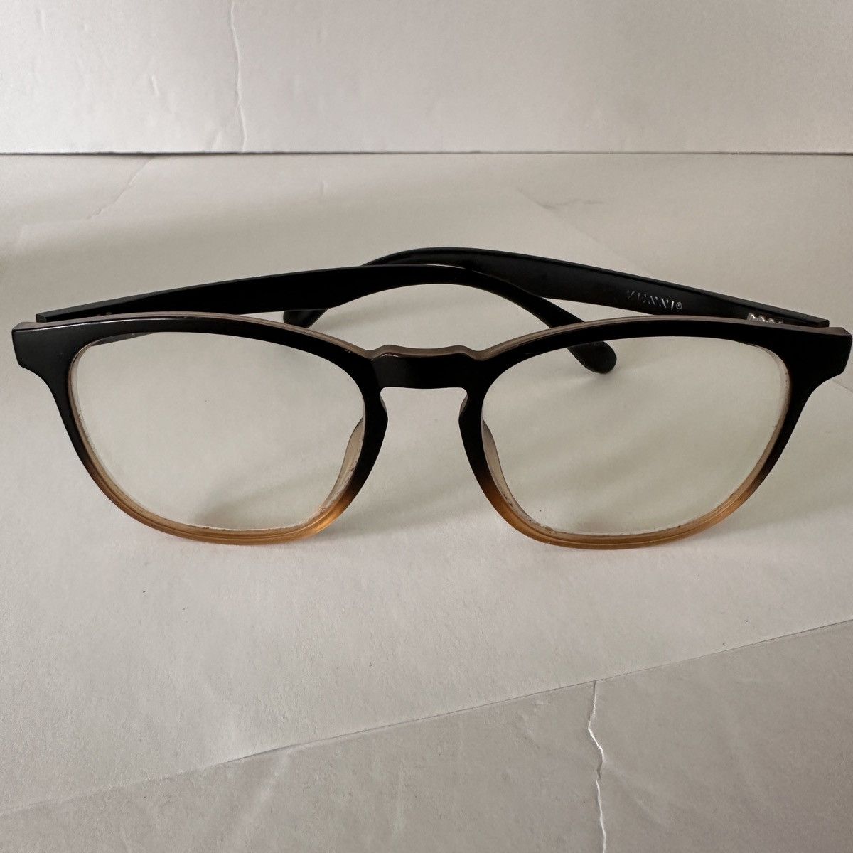 Other ZENNI Square Ombre Brown Eyeglasses Lightweight FRAMES only Size ONE SIZE - 19 Thumbnail