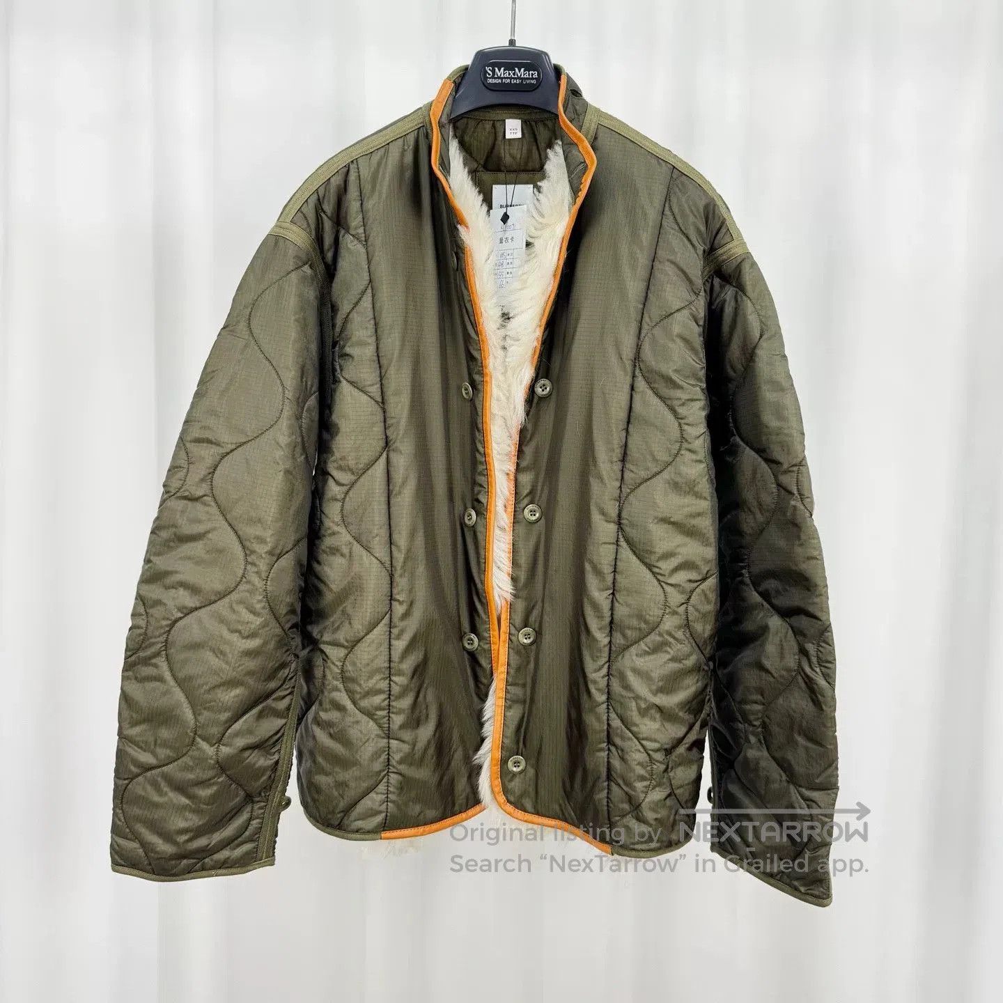 Burberry burberry military green padded cotton coat. Size US XXS / EU 40 - 1 Thumbnail