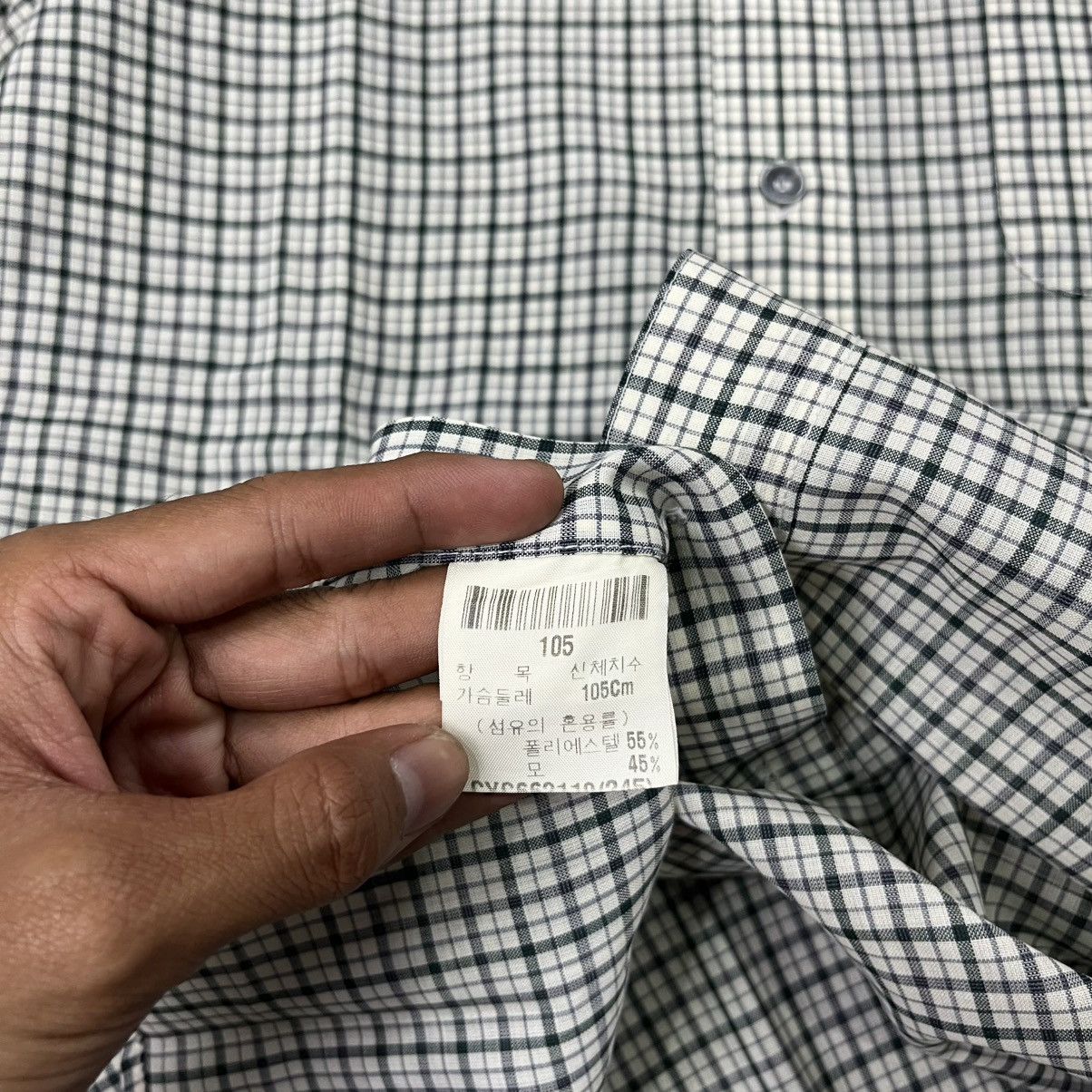 Yves Saint Laurent YVES SAINT LAURENT YSL pour homme plaid button up shirt Size US XL / EU 56 / 4 - 6 Thumbnail