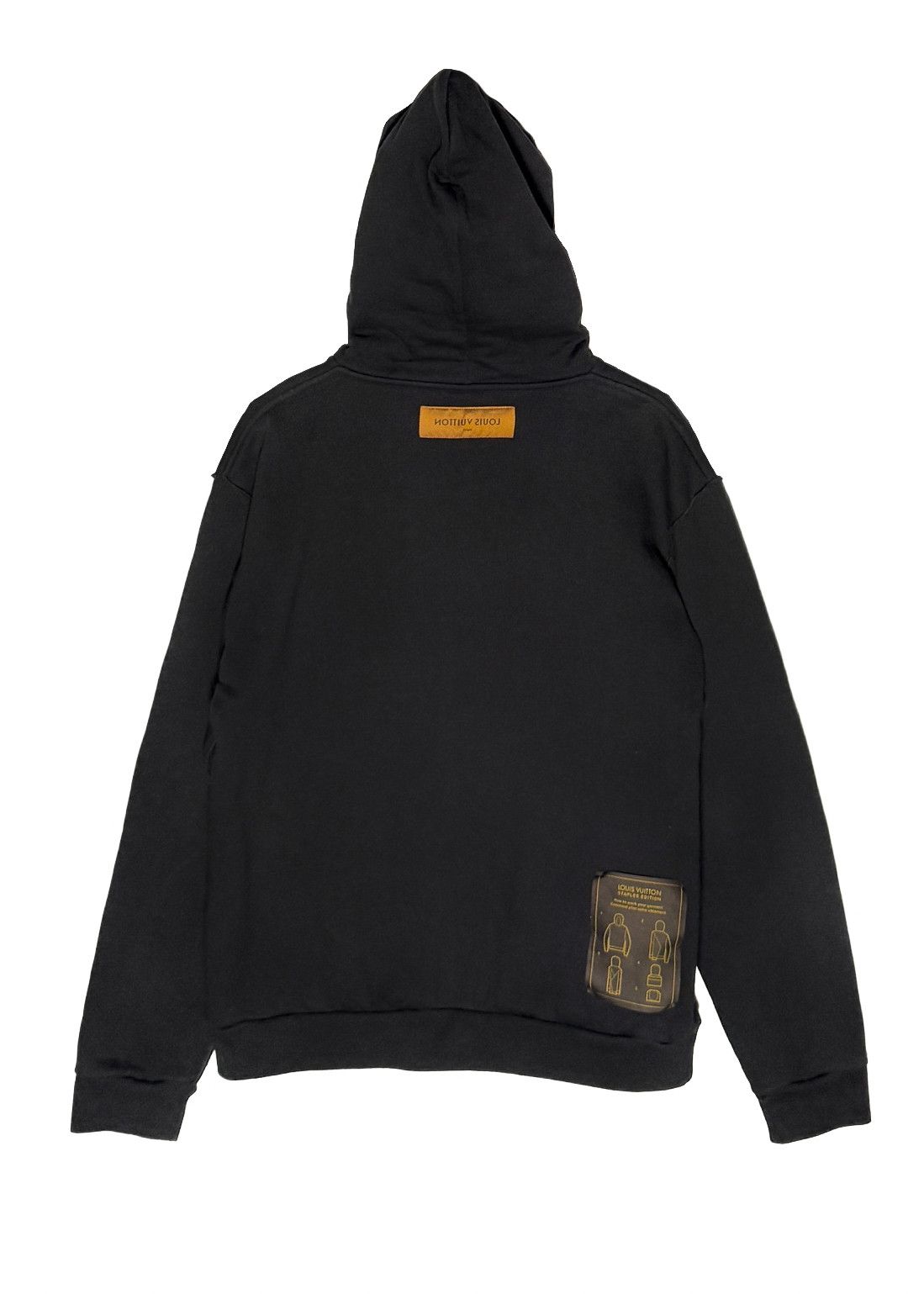 Louis Vuitton Louis Vuitton Black Inside Out Staples Edition Hoodie Size US XL / EU 56 / 4 - 4 Thumbnail