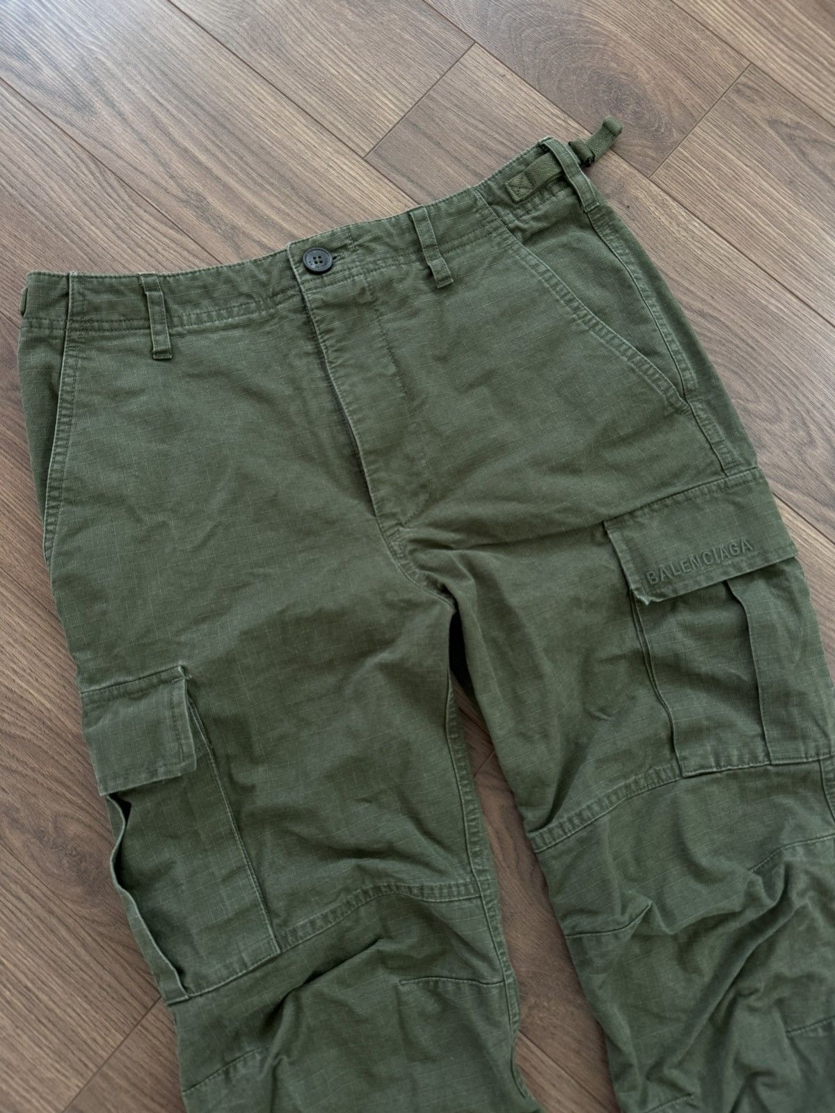 Balenciaga Balenciaga Slim Cargo Khaki Pants 46 Size US 30 / EU 46 - 2 Thumbnail