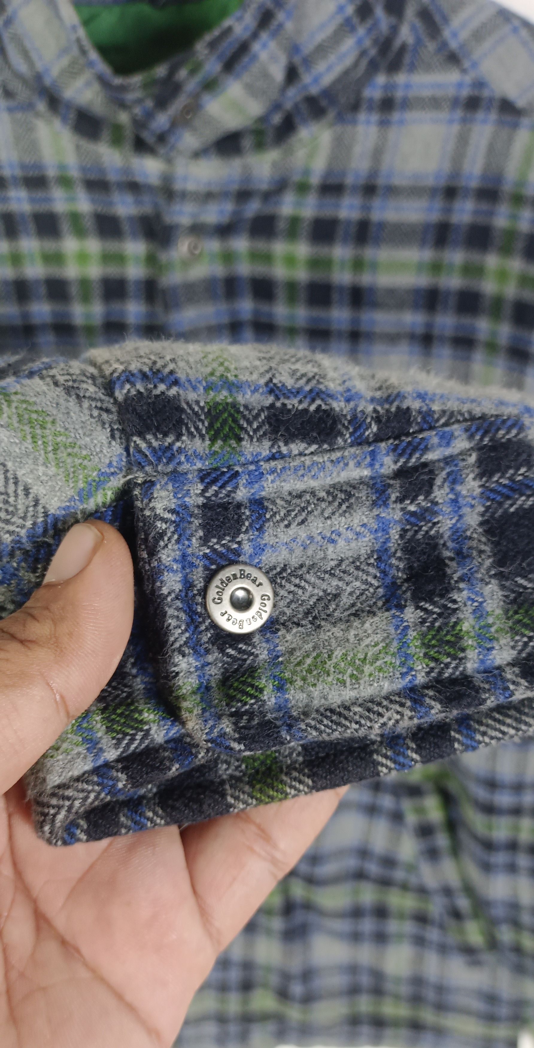 Golden Bear Vintage 90s🔥 Golden Bear Flannel Shirt Jacket Size US M / EU 48-50 / 2 - 10 Thumbnail