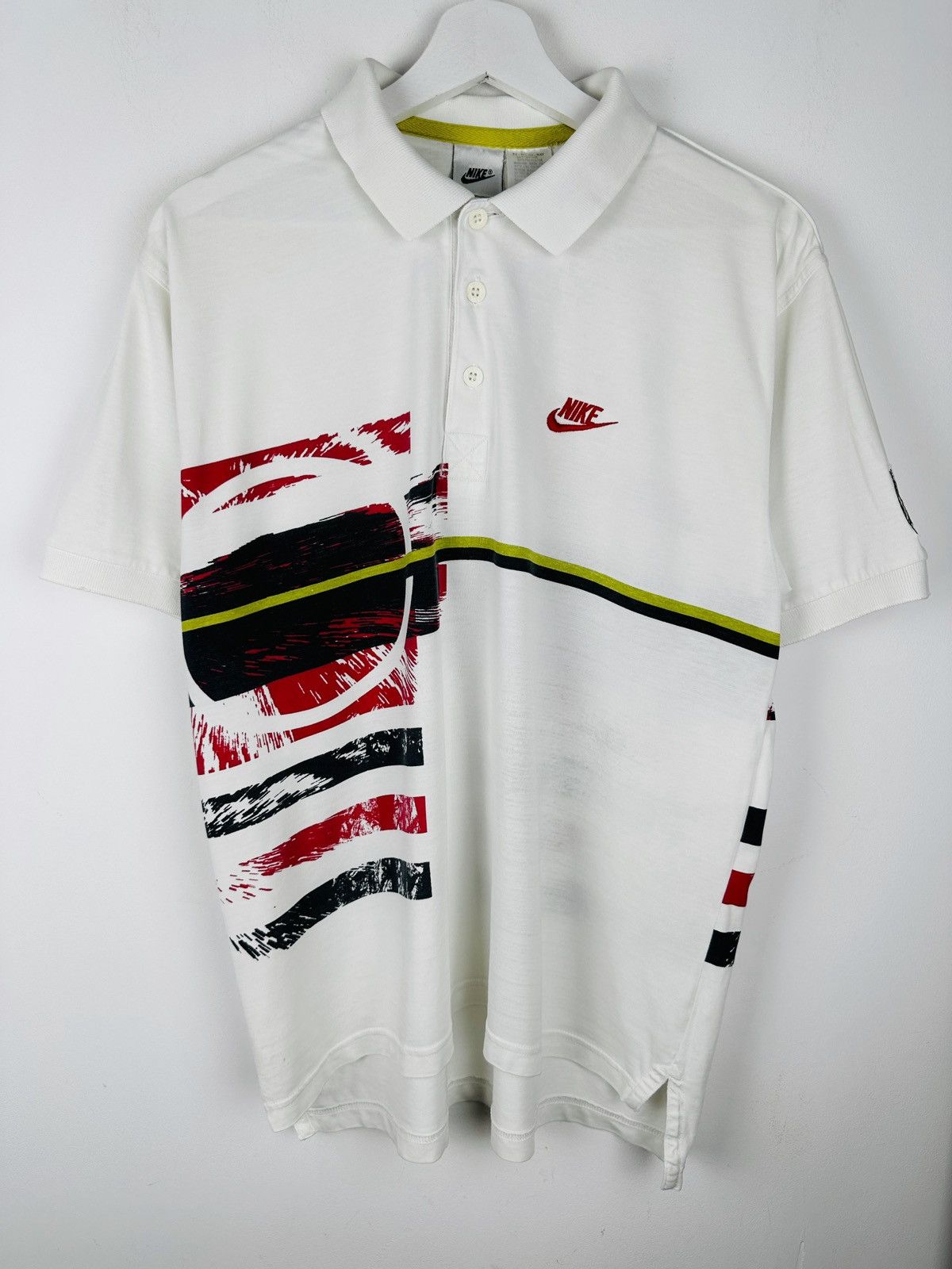 Nike Nike Challenge Court Tennis Polo T Shirt Tee Andre Agassi Size US L / EU 52-54 / 3 - 1 Thumbnail
