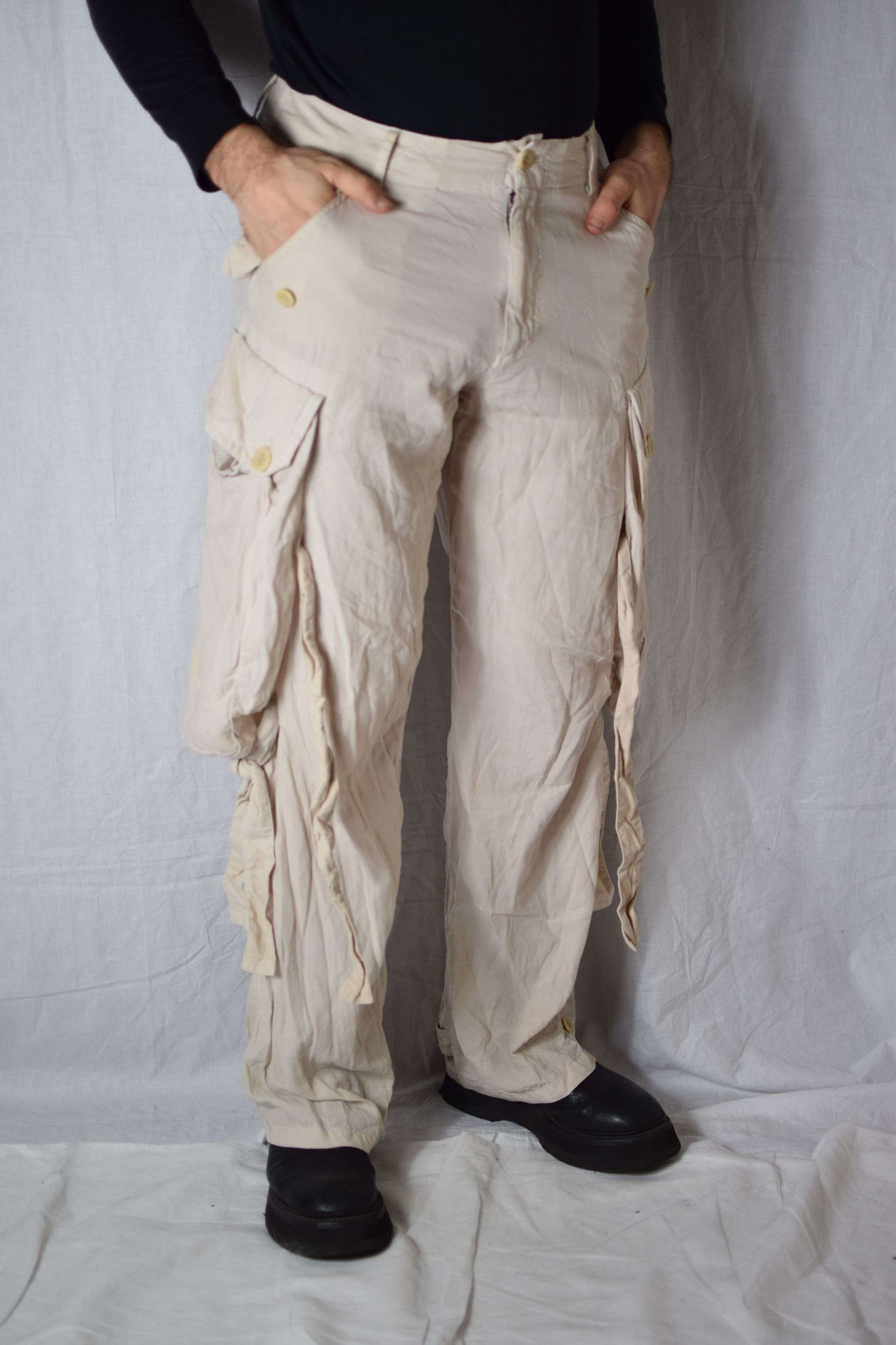 Julius Julius MS09 Sample Gasmask Pants - 267PAM2 Size US 30 / EU 46 - 4 Thumbnail