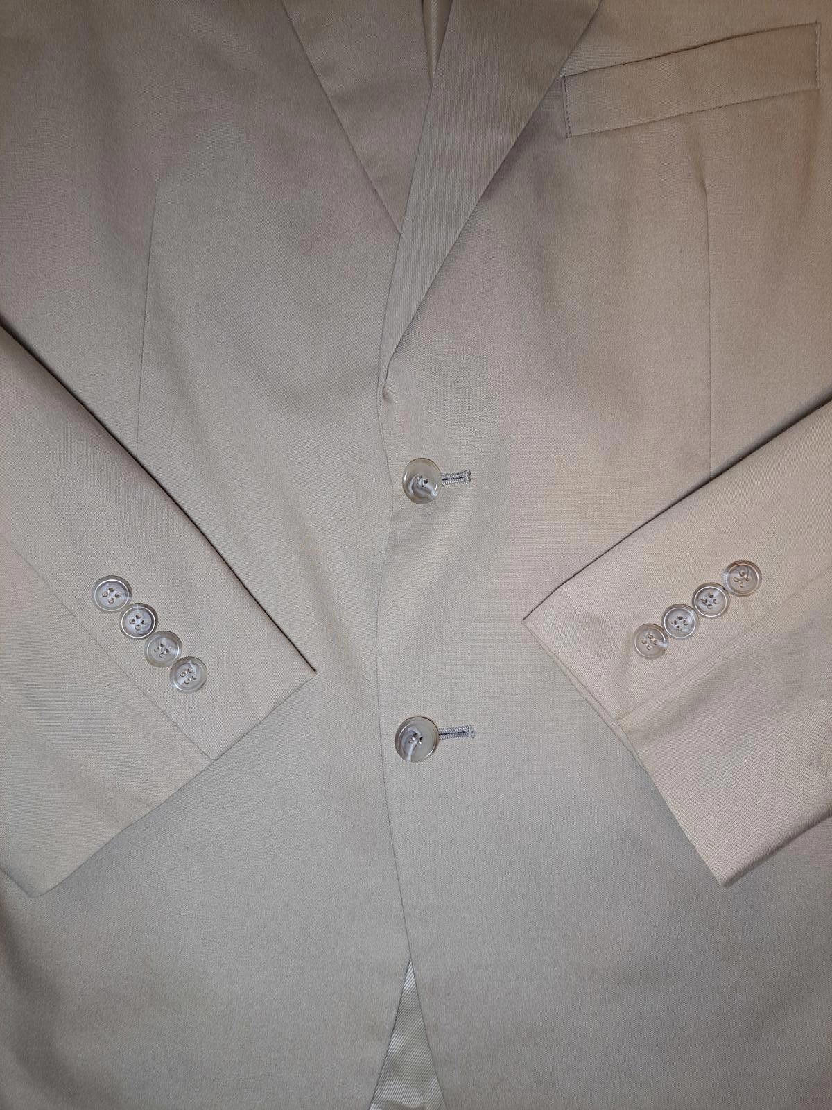 Brooks Brothers VINTAGE Brooks Brothers Sport Coat Mens 41R Beige Cotton Size 42R - 6 Thumbnail