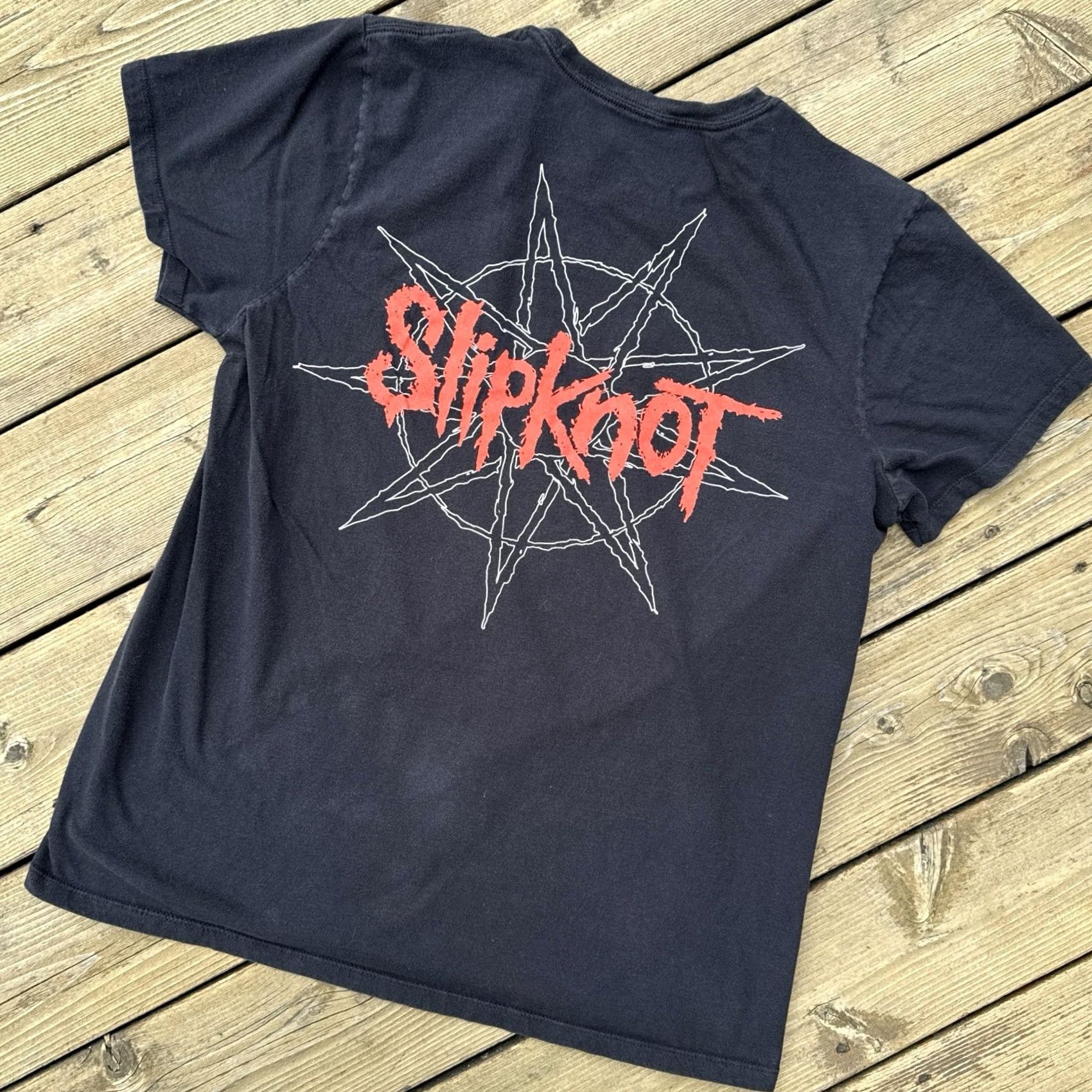 Bravado Slipknot Skull T Shirt Double Sided Black Band Tee XL Heavy Metal Tour Size XL / US 12-14 / IT 48-50 - 7 Thumbnail