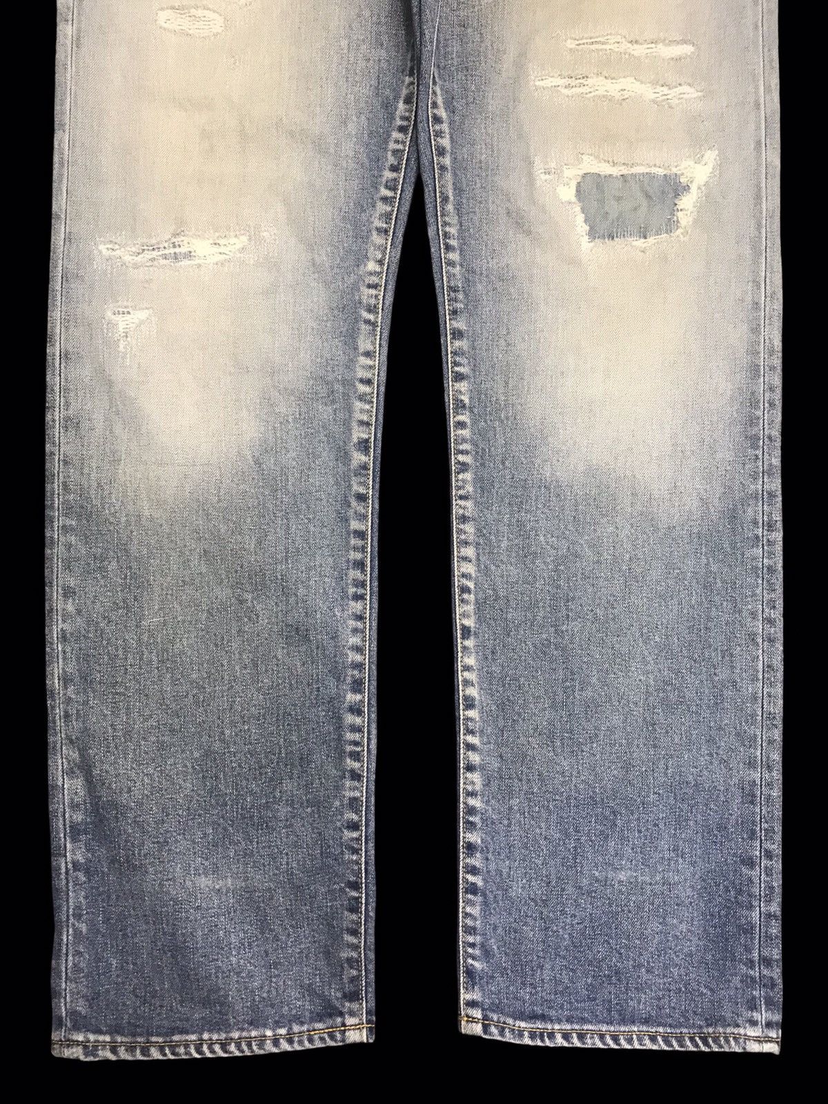 Japan Blue 💥ARCHIVAL💥JAPAN BLUE Craftman Palm Distressed Denim F130 Size US 34 / EU 50 - 6 Thumbnail