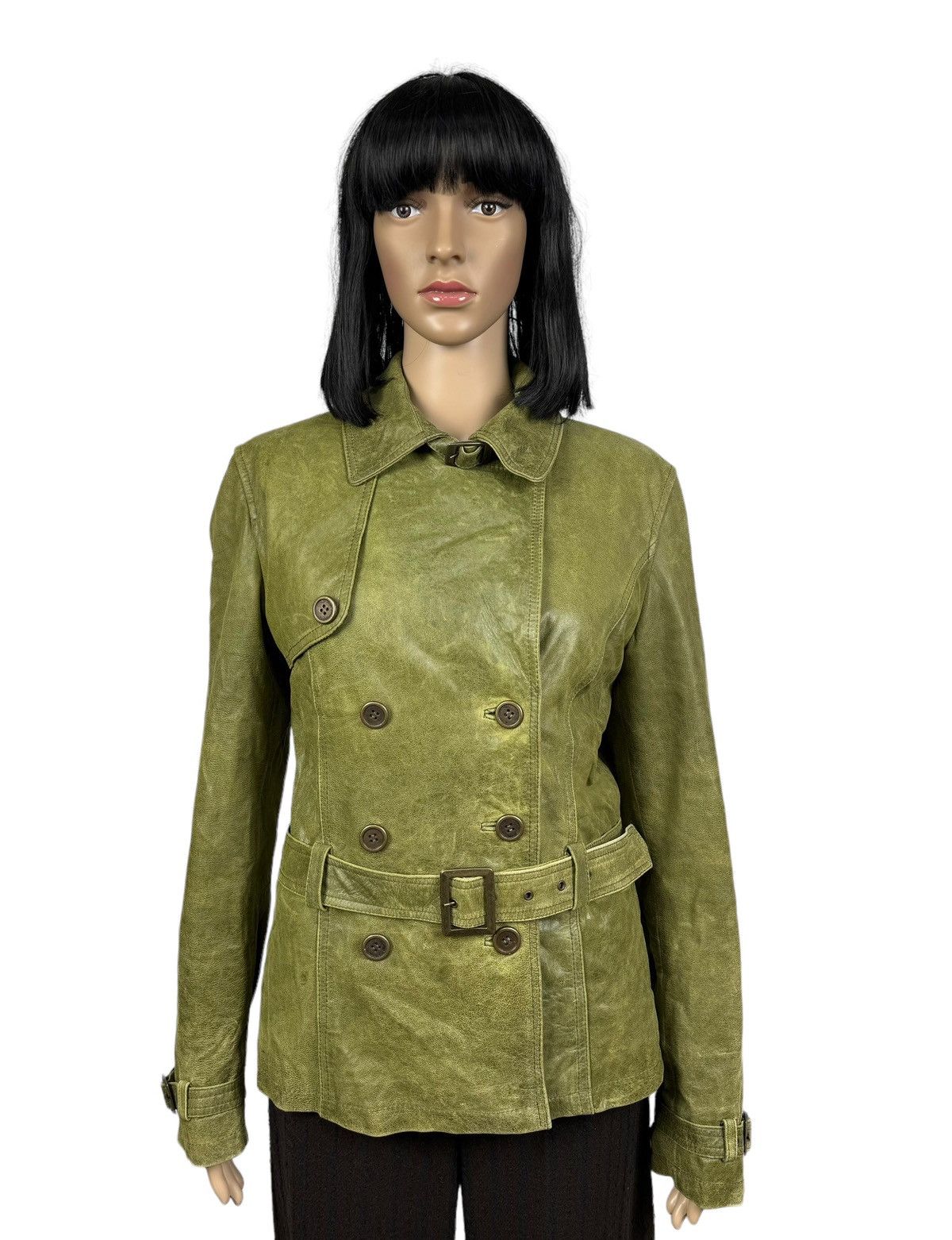 ARMA Arma Women Genuine Leather Trench Coat Belted size IT44 Size M / US 6-8 / IT 42-44 - 3 Thumbnail