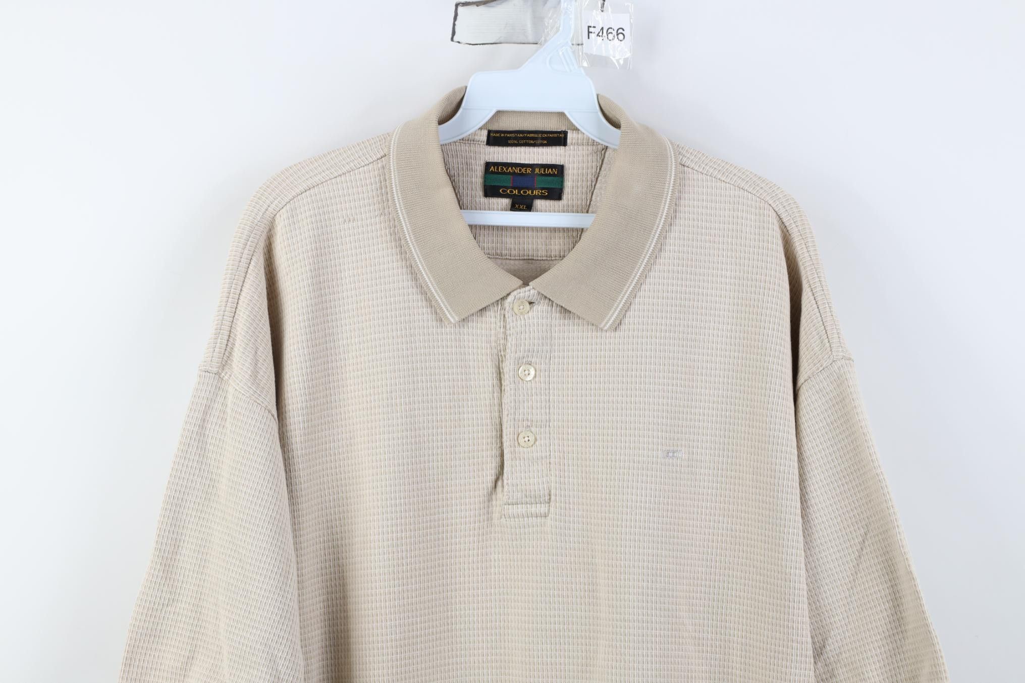 Vintage Vintage 90s Streetwear Knit Short Sleeve Golf Polo Shirt Size US XXL / EU 58 / 5 - 2 Thumbnail