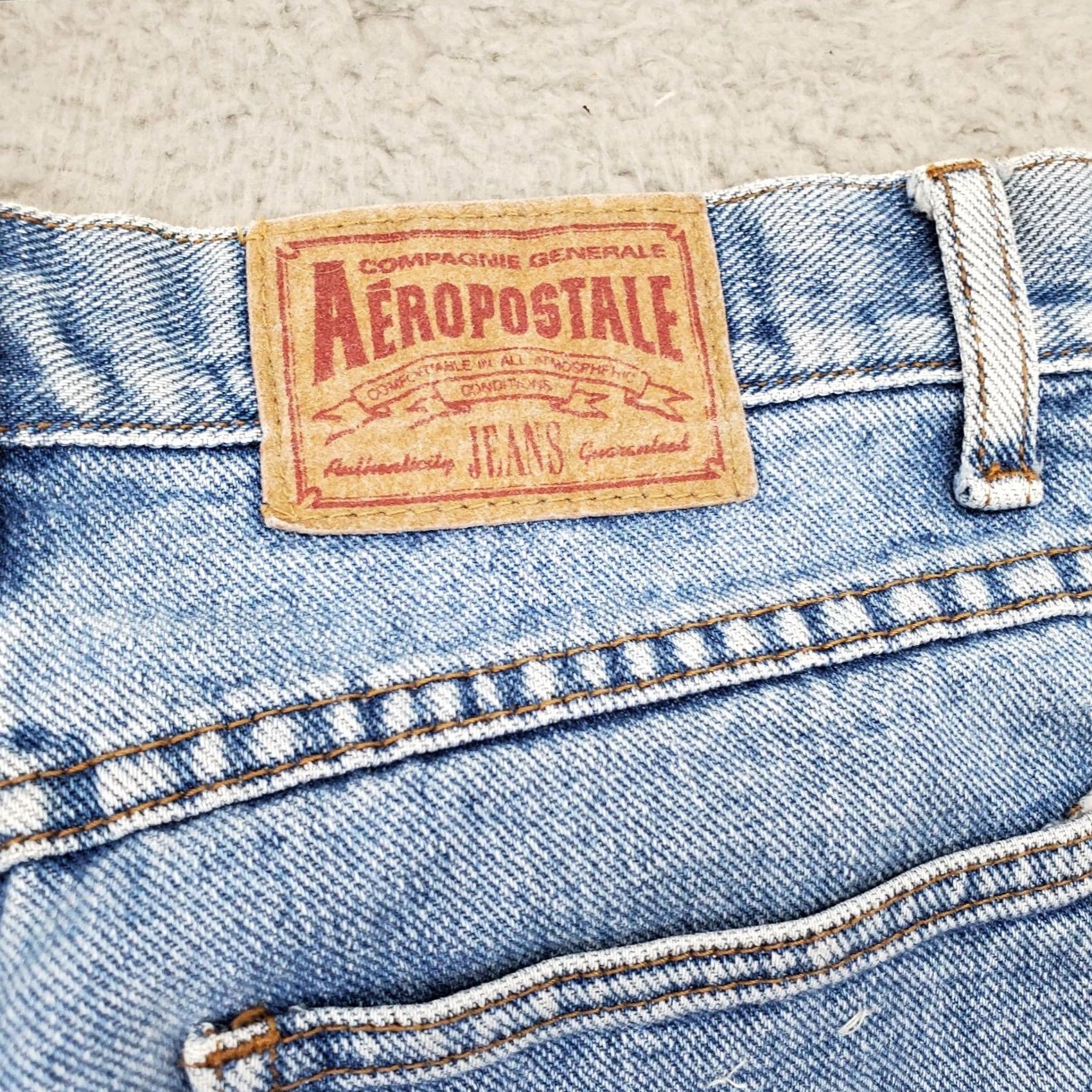 Vintage Aéropostale Skinny Jeans Womens Size 10 Blue Denim Stretch Medium Wash Size 32" / US 10 / IT 46 - 8 Thumbnail