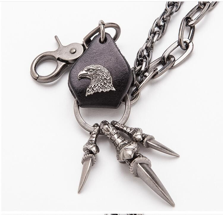 Jean × Vintage Eagle Head & Claws Black Gunmetal Keychain Size ONE SIZE - 5 Thumbnail